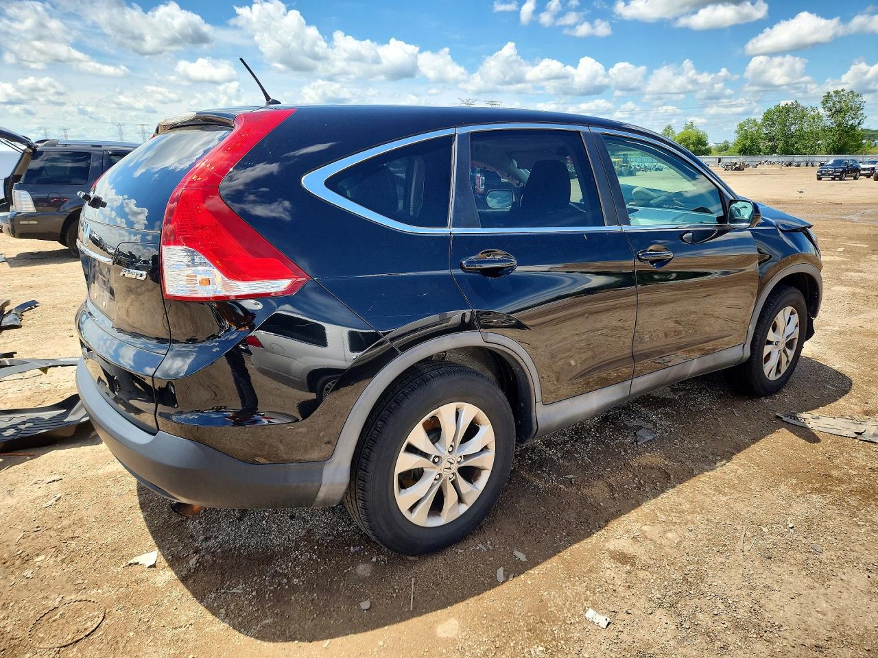 2013 Honda Cr-v Ex Black vin: 2HKRM4H5XDH681666