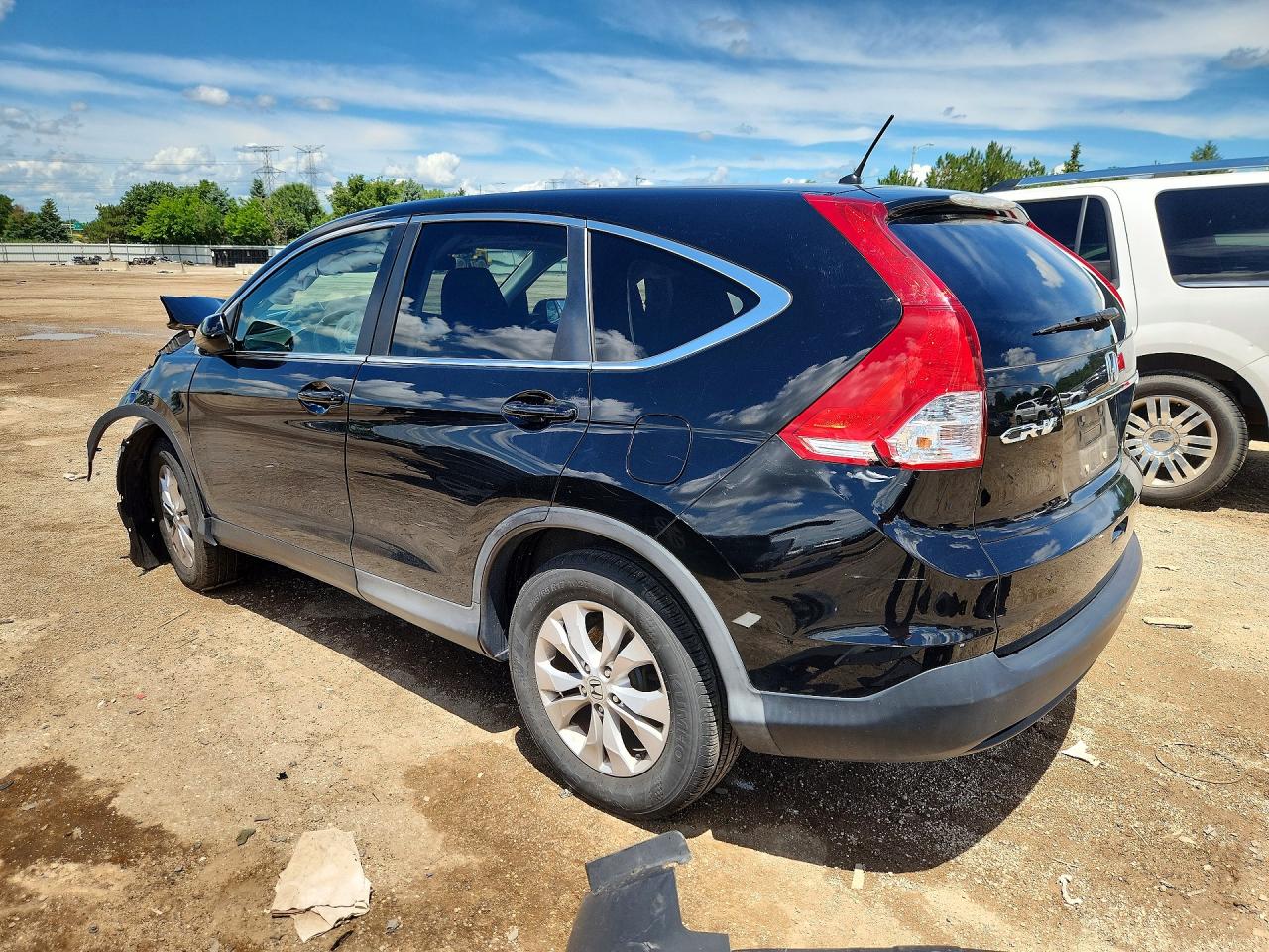2013 Honda Cr-v Ex Black vin: 2HKRM4H5XDH681666