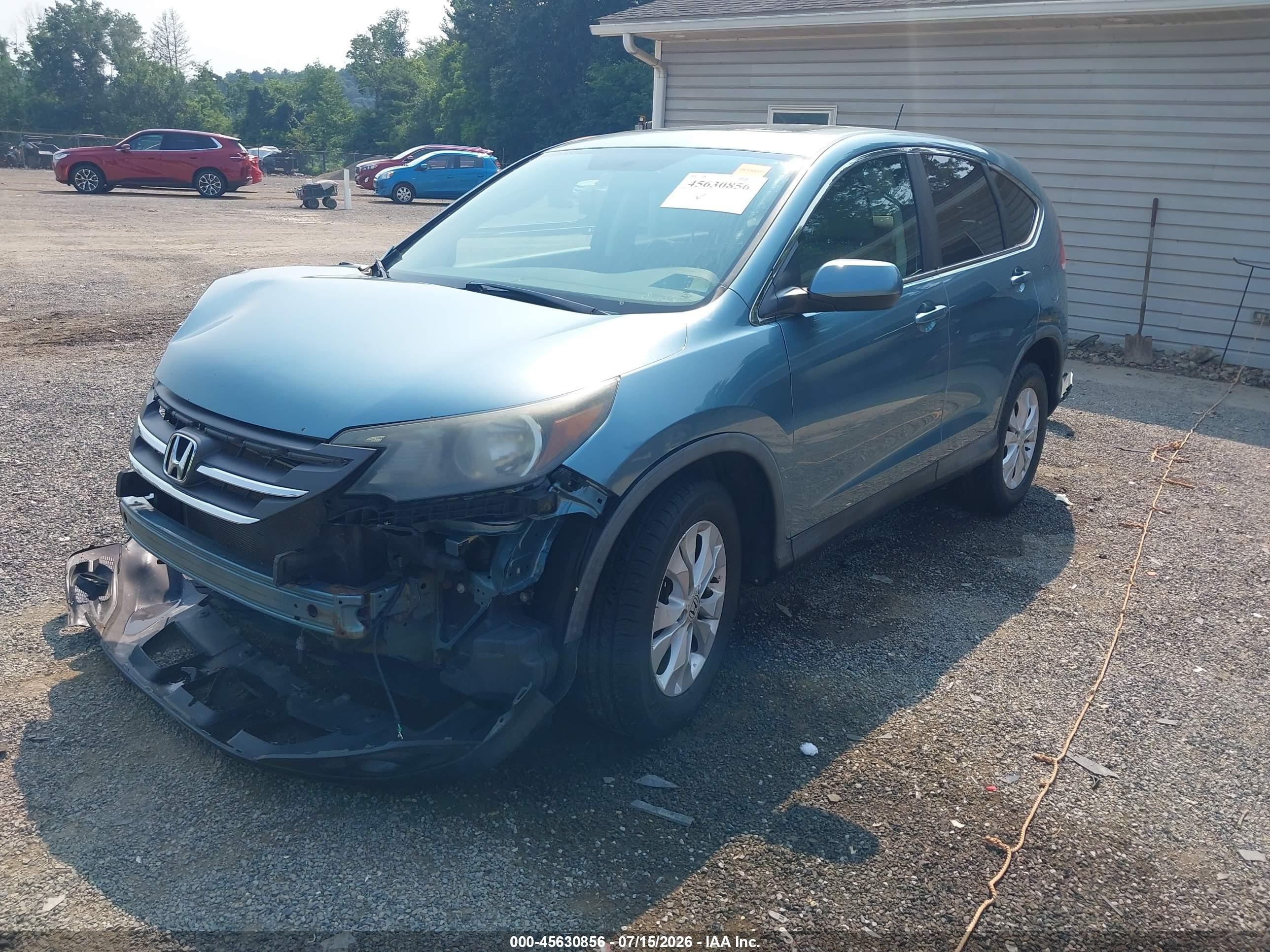 2014 Honda Cr-v Ex Blue vin: 2HKRM4H5XEH603194