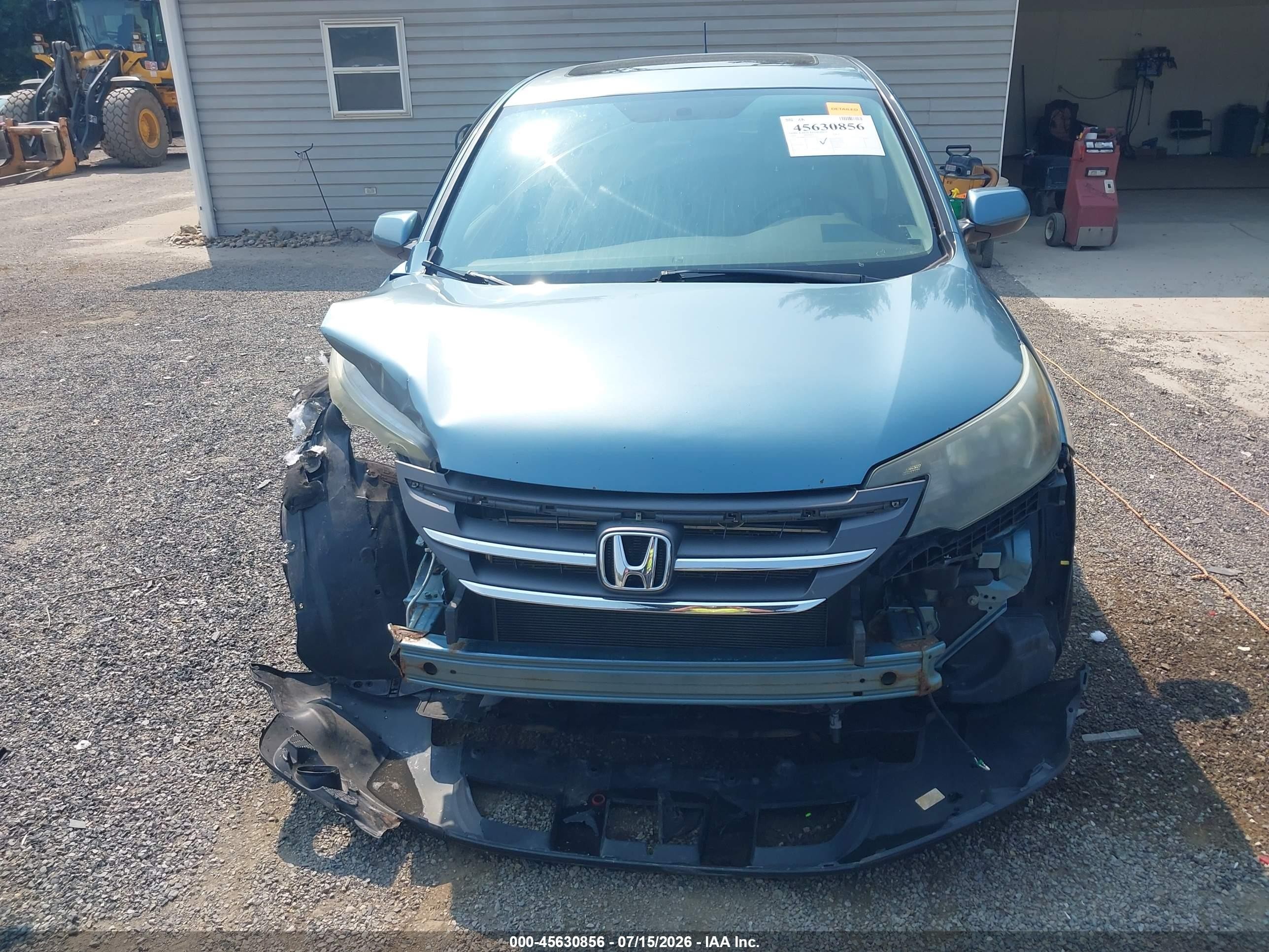 2014 Honda Cr-v Ex Blue vin: 2HKRM4H5XEH603194