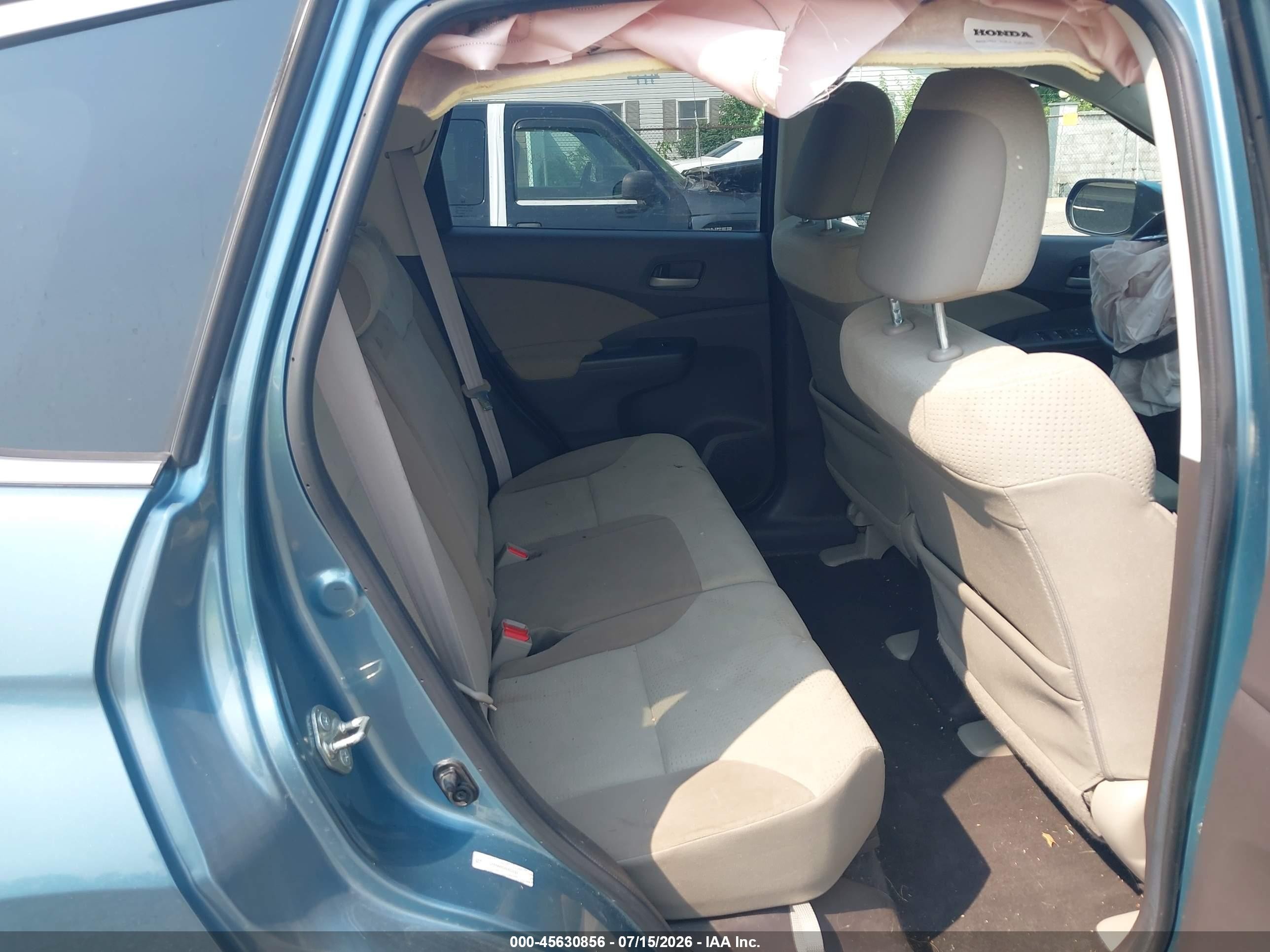 2014 Honda Cr-v Ex Blue vin: 2HKRM4H5XEH603194