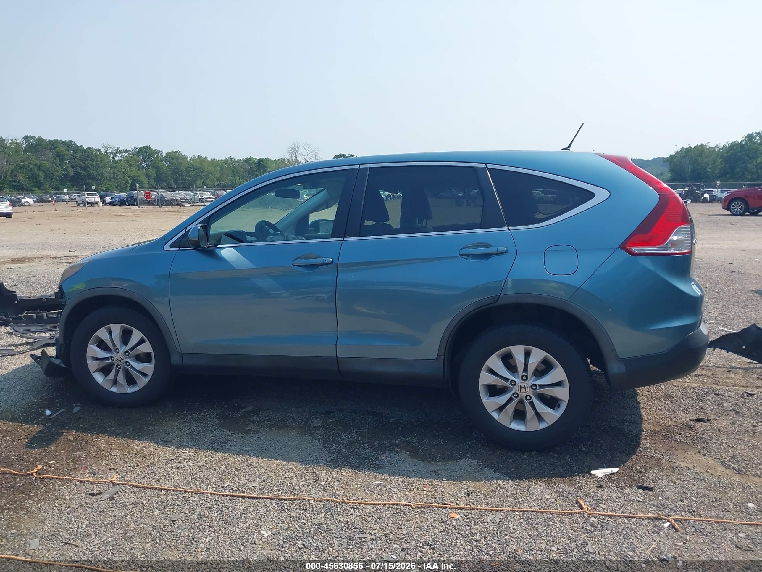 2014 Honda Cr-v Ex Blue vin: 2HKRM4H5XEH603194