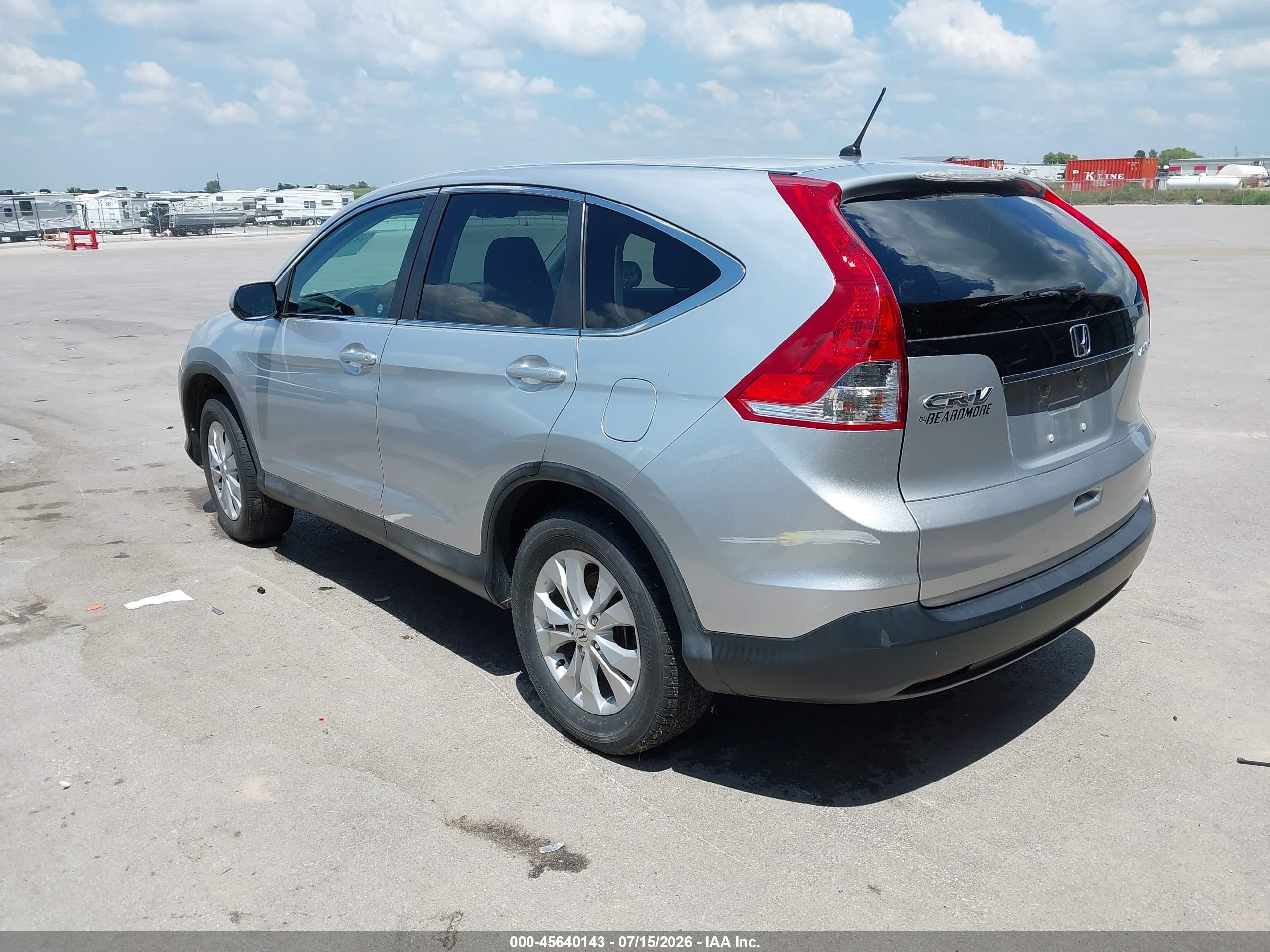 2014 Honda Cr-v Ex Silver vin: 2HKRM4H5XEH609237