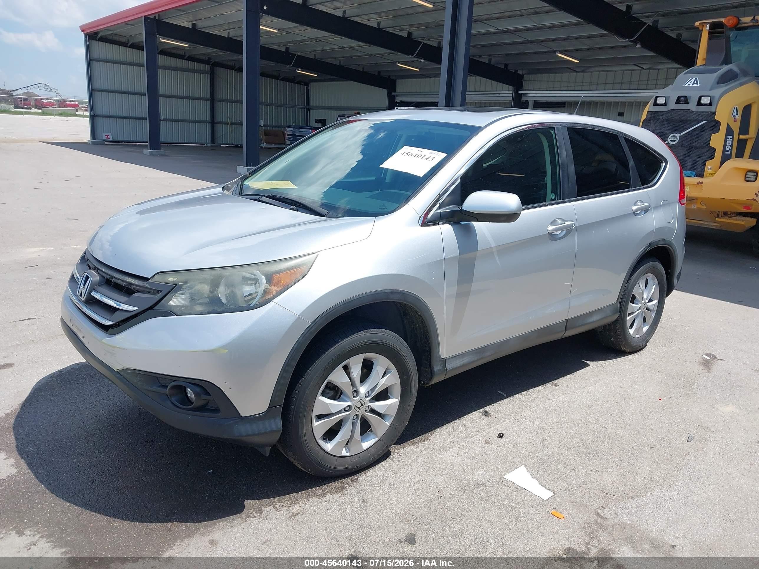 2014 Honda Cr-v Ex Silver vin: 2HKRM4H5XEH609237