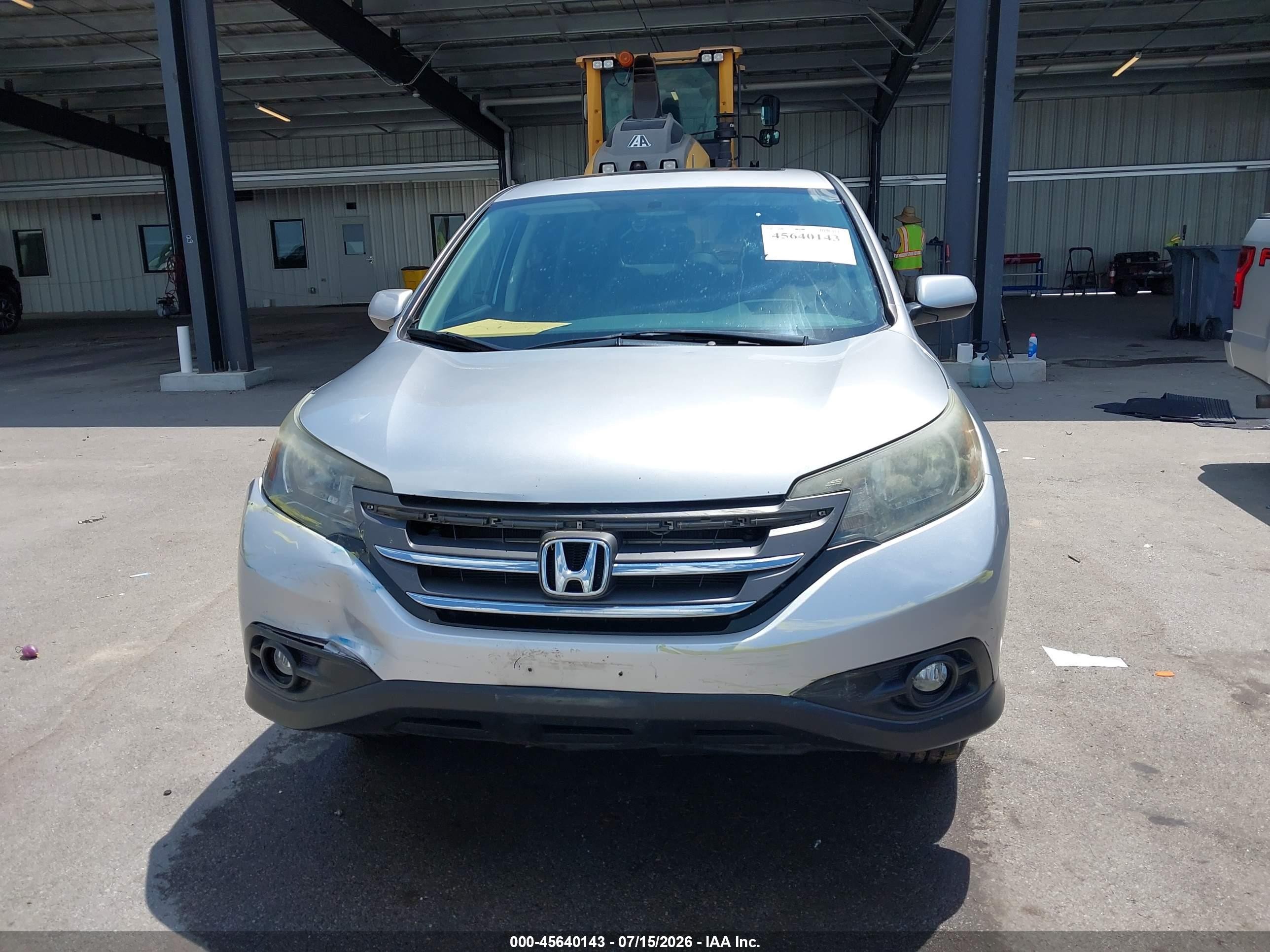 2014 Honda Cr-v Ex Silver vin: 2HKRM4H5XEH609237