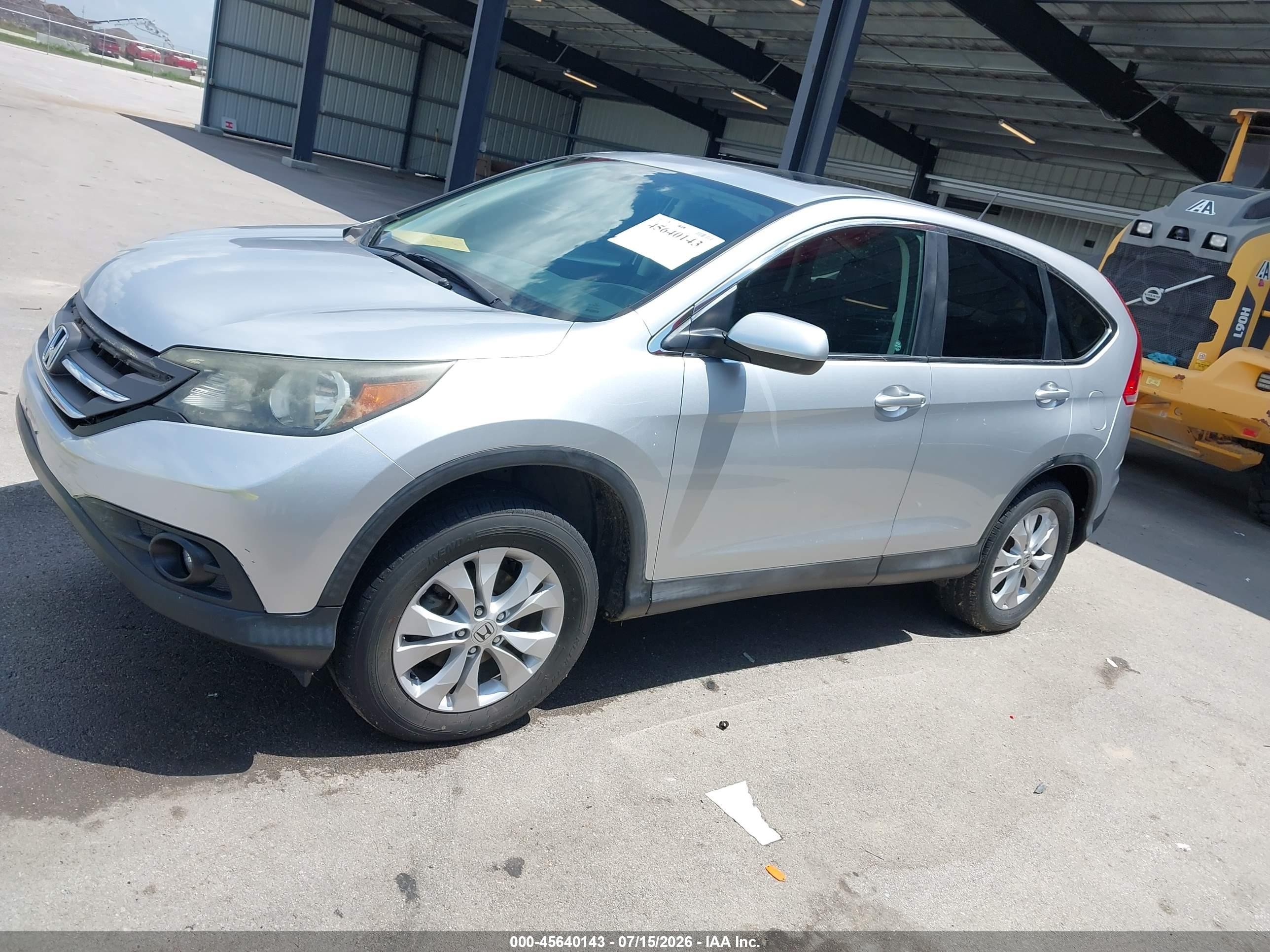 2014 Honda Cr-v Ex Silver vin: 2HKRM4H5XEH609237