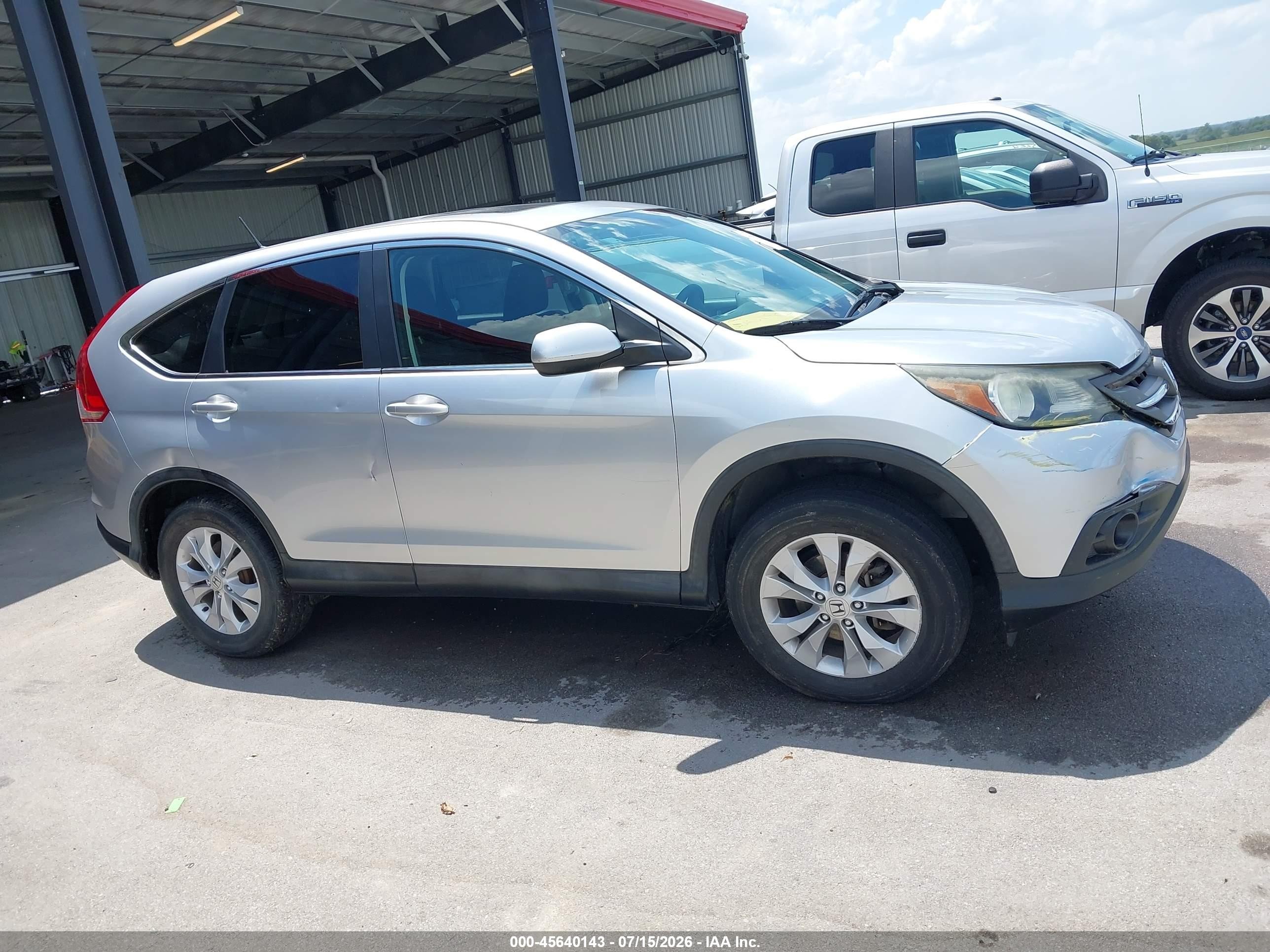 2014 Honda Cr-v Ex Silver vin: 2HKRM4H5XEH609237
