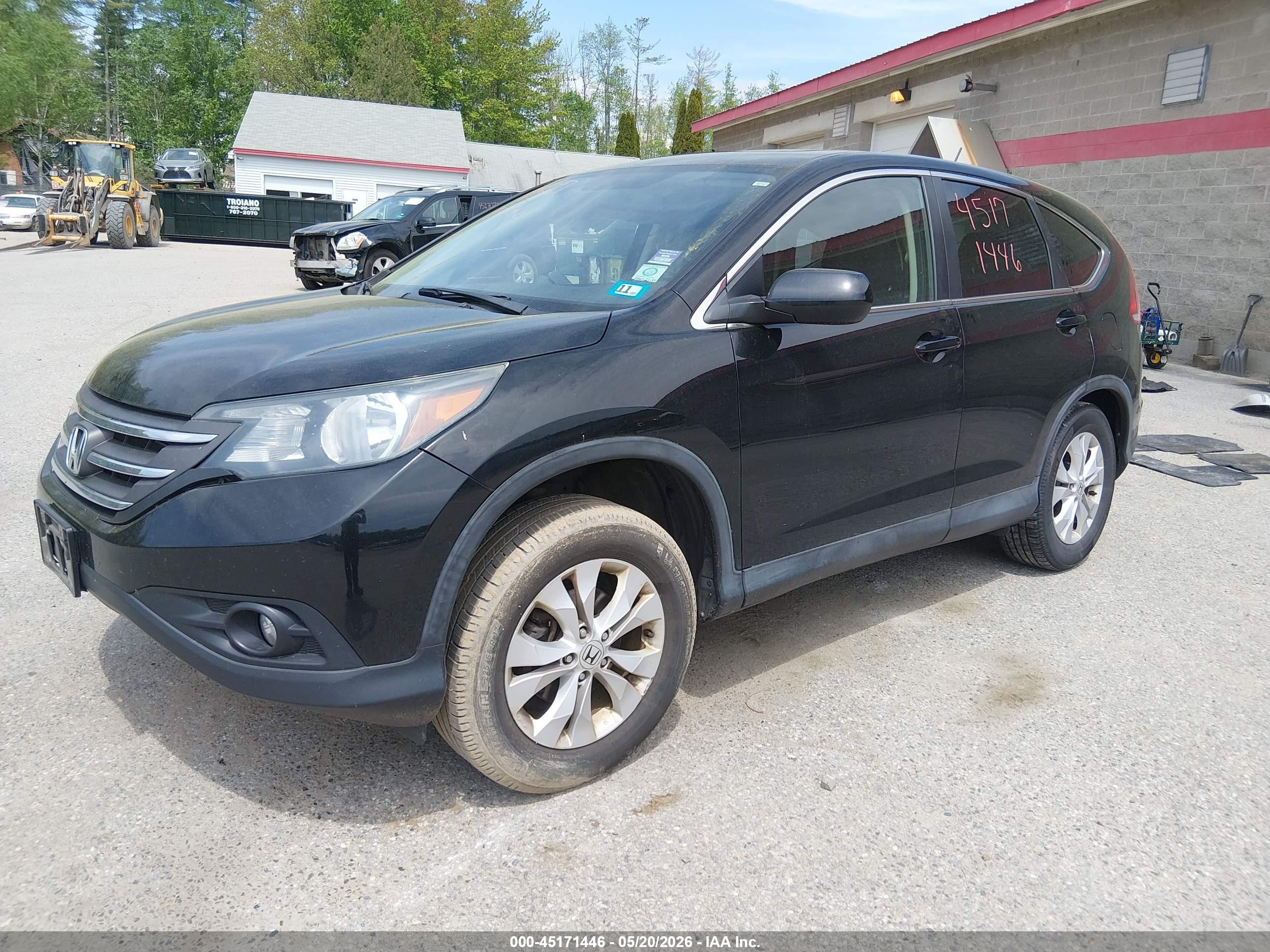 2014 Honda Cr-v Ex Black vin: 2HKRM4H5XEH628354