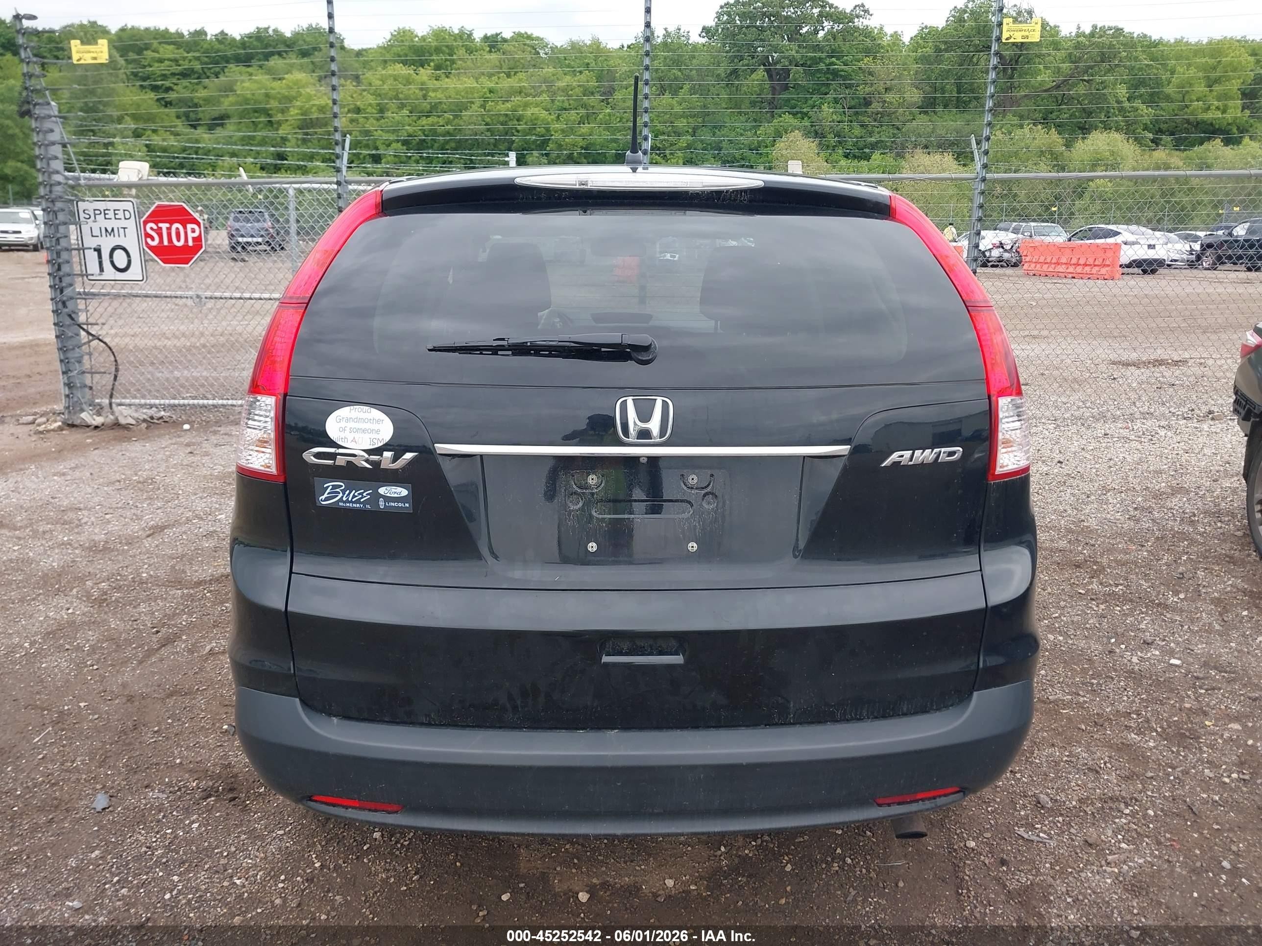 2014 Honda Cr-v Ex Black vin: 2HKRM4H5XEH657837