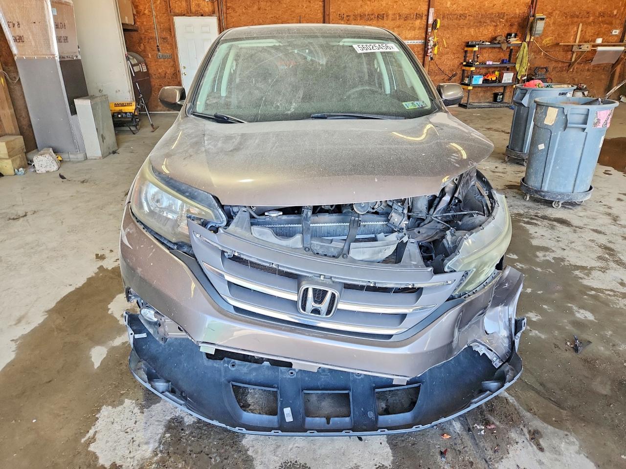 2014 Honda Cr-v Ex Gray vin: 2HKRM4H5XEH677487