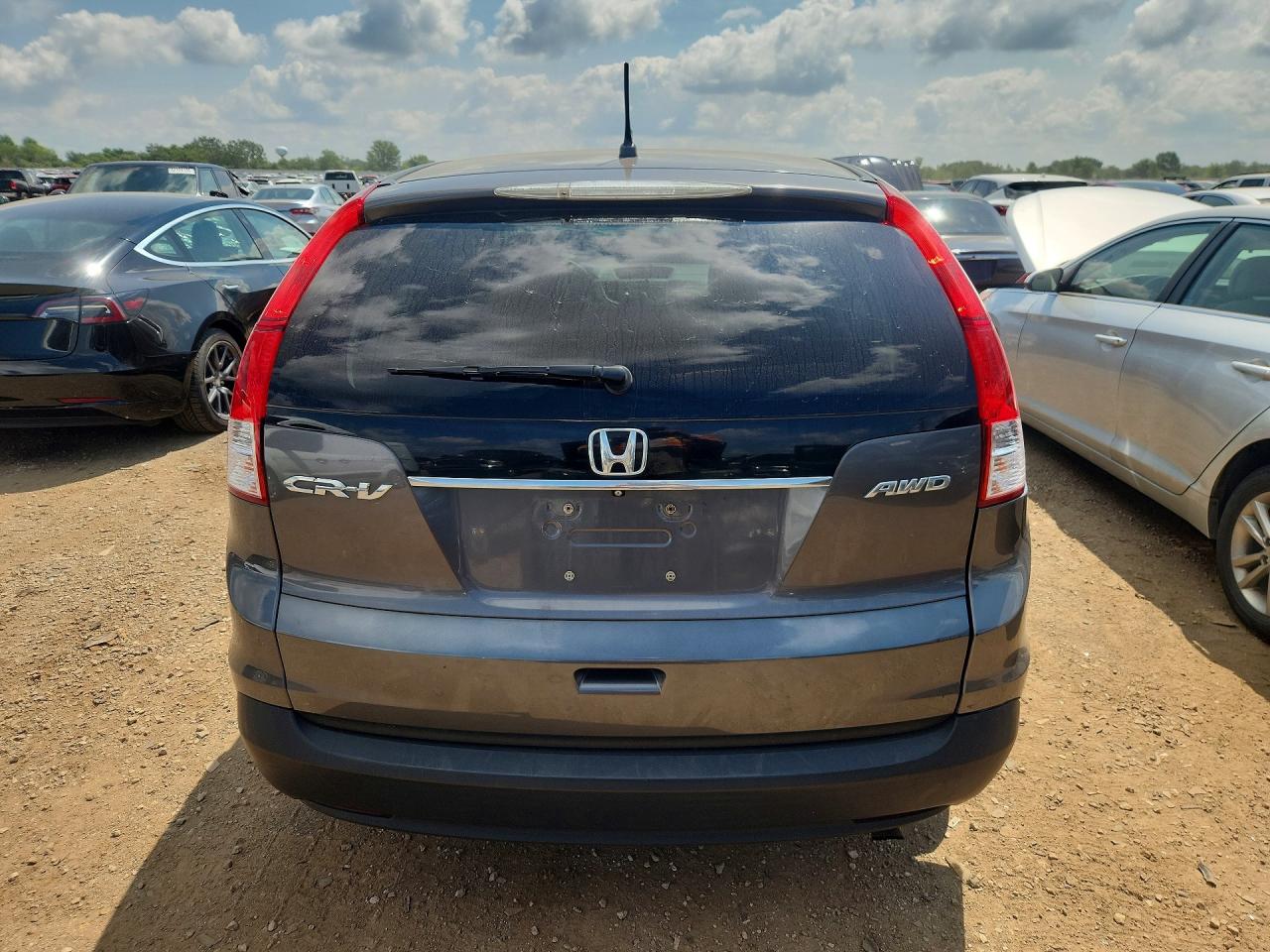 2014 Honda Cr-v Ex Gray vin: 2HKRM4H5XEH705093