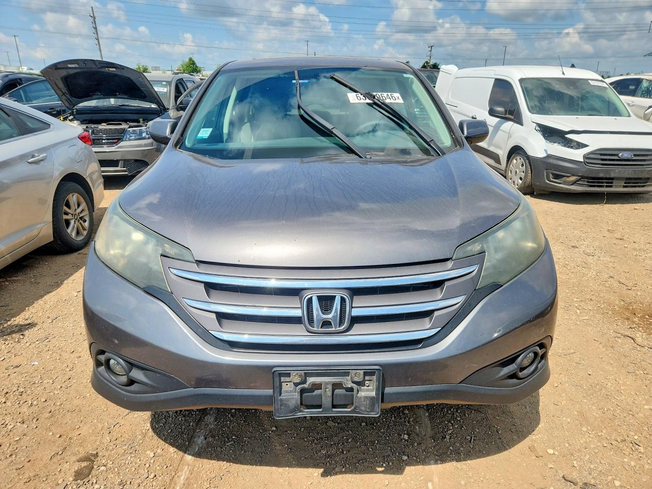 2014 Honda Cr-v Ex Gray vin: 2HKRM4H5XEH705093