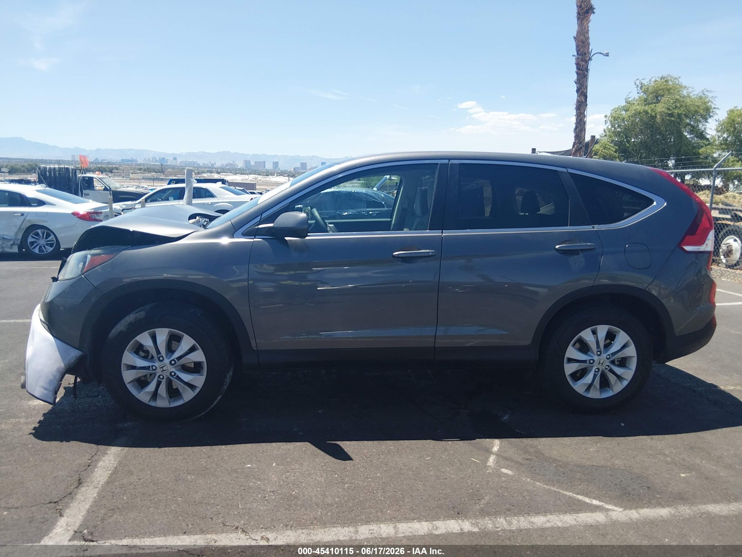 2014 Honda Cr-v Ex Gray vin: 2HKRM4H5XEH723836