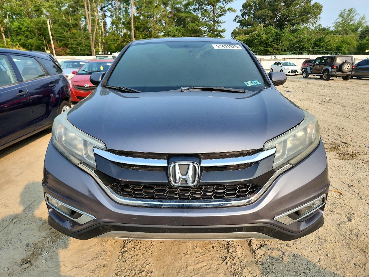 2015 Honda Cr-v Ex Gray vin: 2HKRM4H5XFH605352
