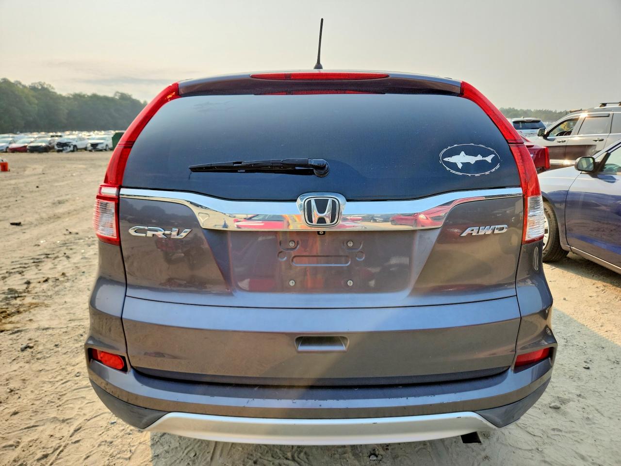 2015 Honda Cr-v Ex Gray vin: 2HKRM4H5XFH605352