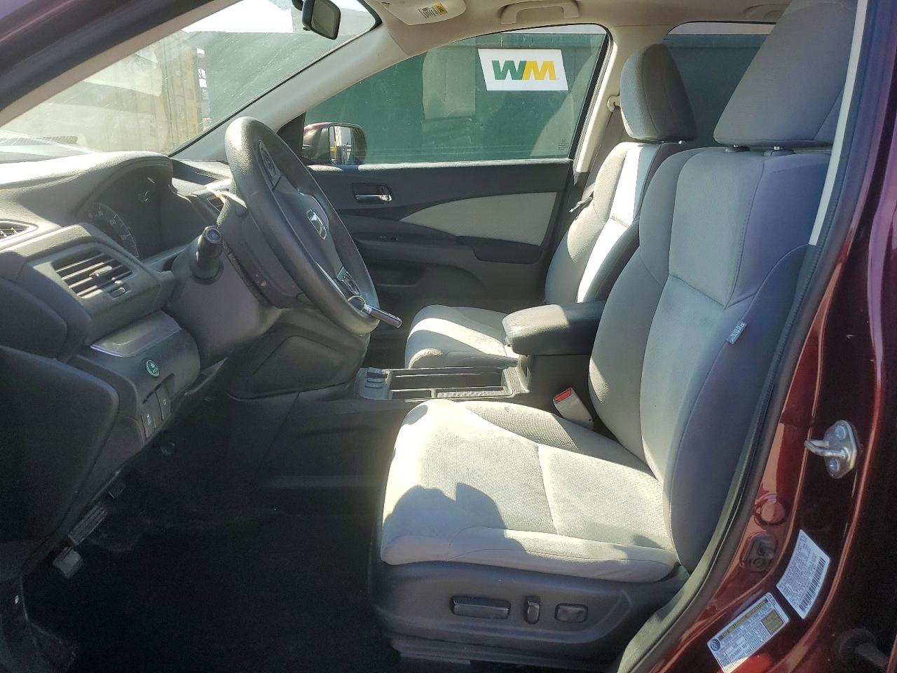 2015 Honda Cr-v Ex Burgundy vin: 2HKRM4H5XFH606971