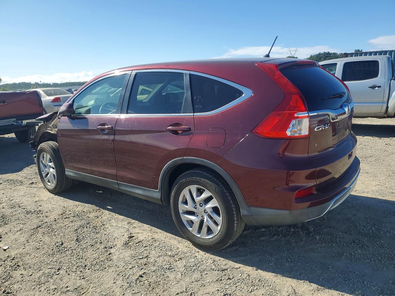 2015 Honda Cr-v Ex Burgundy vin: 2HKRM4H5XFH612897