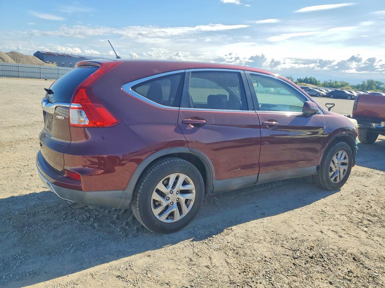 2015 Honda Cr-v Ex Burgundy vin: 2HKRM4H5XFH612897