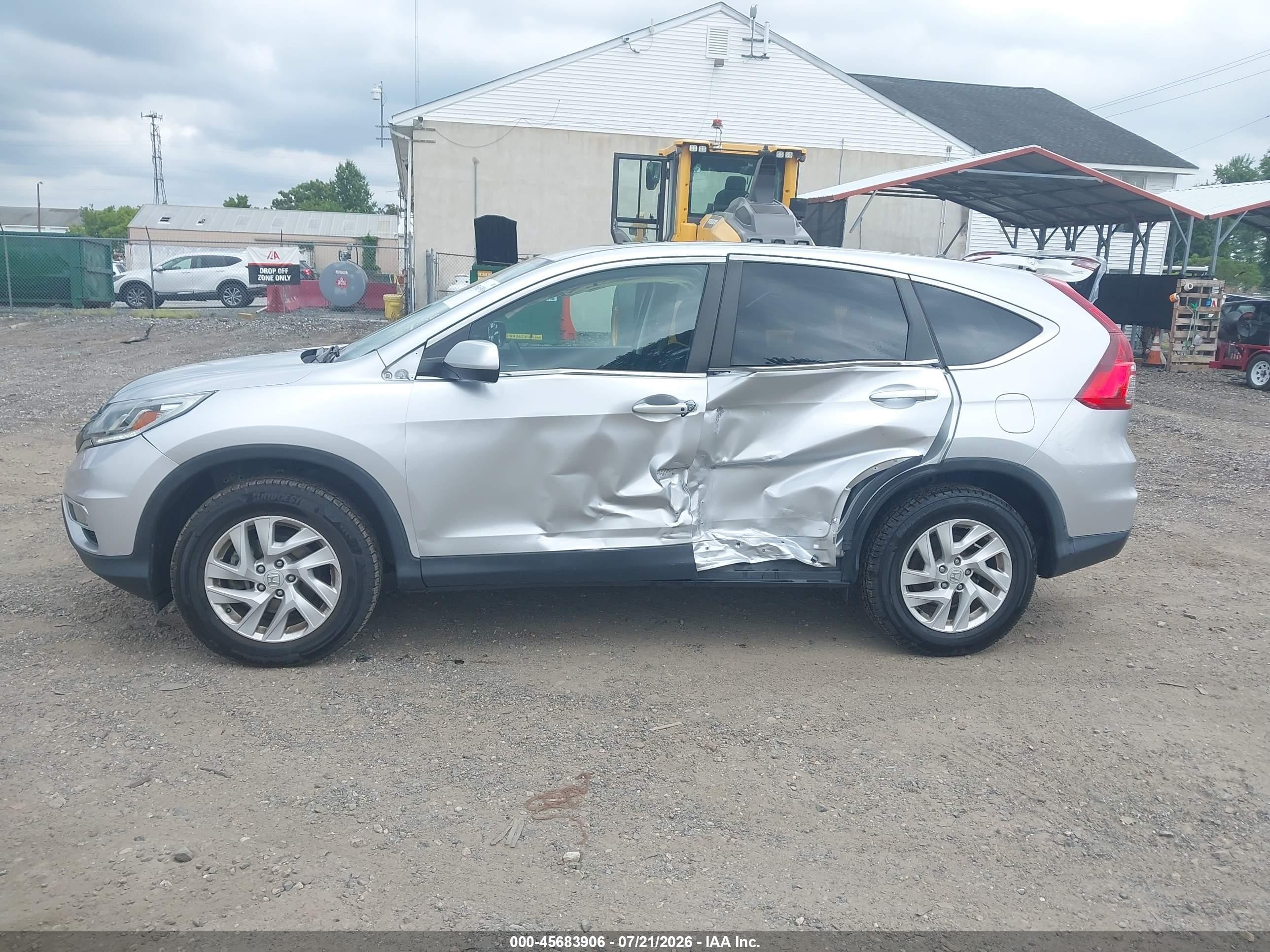2015 Honda Cr-v Ex Серебряный vin: 2HKRM4H5XFH619977