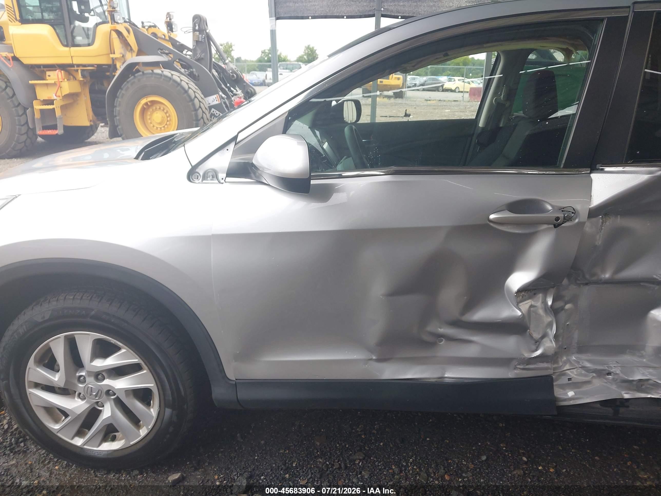 2015 Honda Cr-v Ex Серебряный vin: 2HKRM4H5XFH619977
