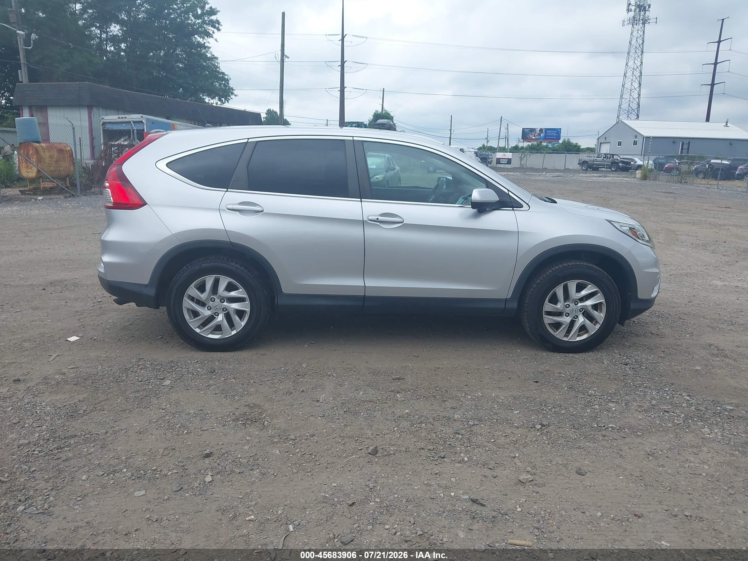 2015 Honda Cr-v Ex Серебряный vin: 2HKRM4H5XFH619977