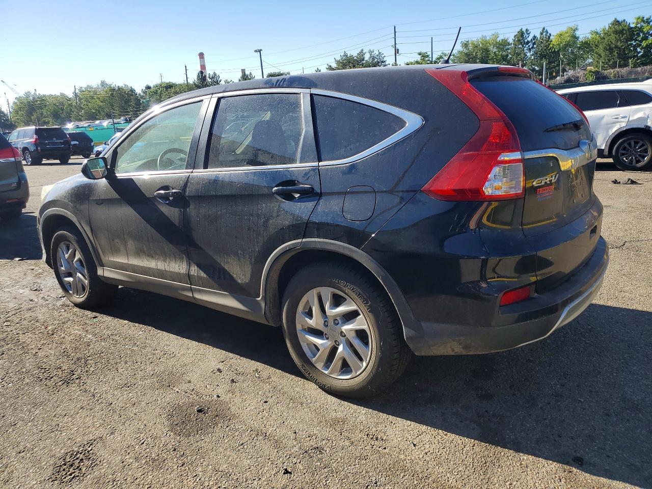 2015 Honda Cr-v Ex Black vin: 2HKRM4H5XFH623981