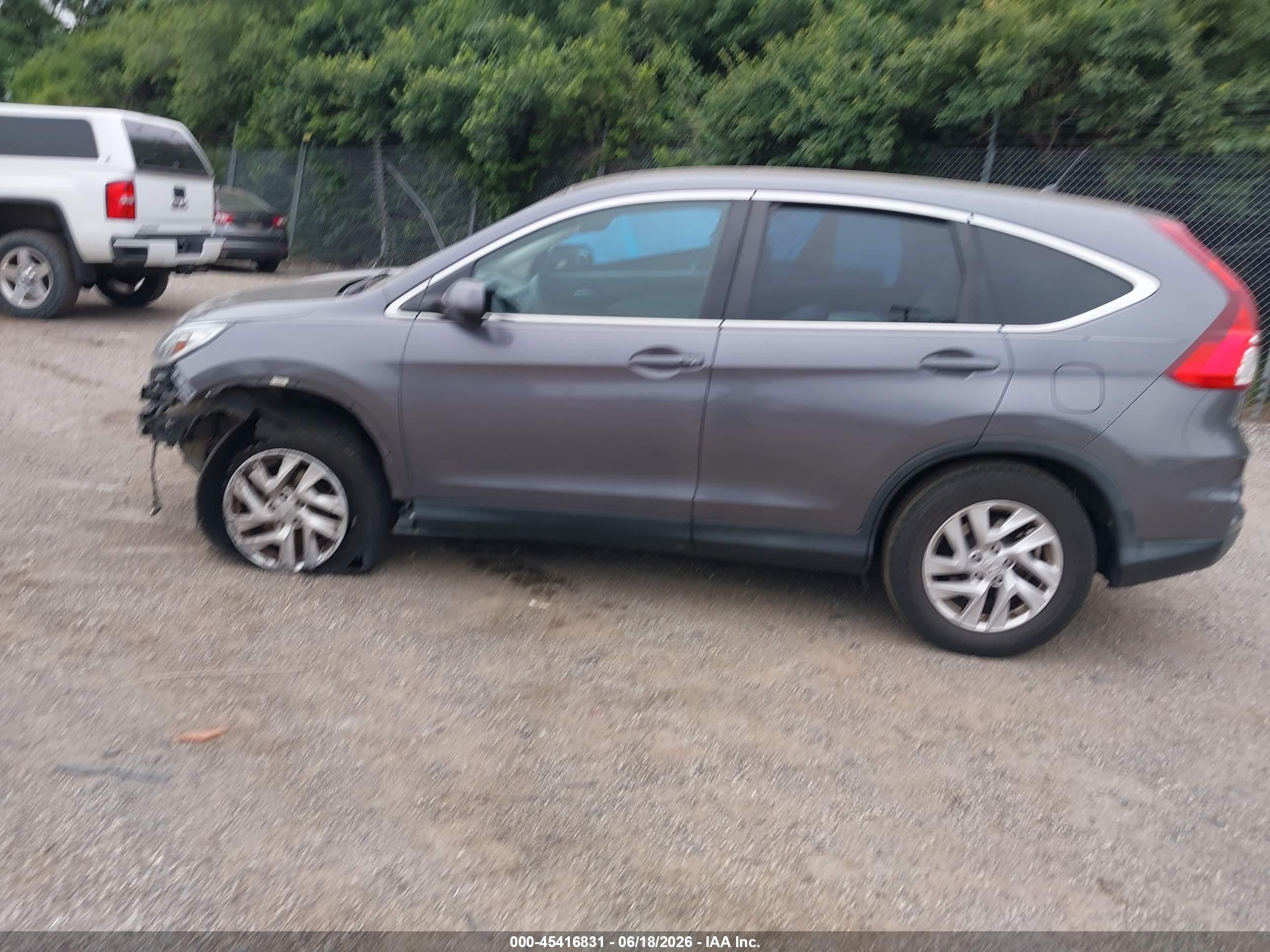 2015 Honda Cr-v Ex Серый vin: 2HKRM4H5XFH661050