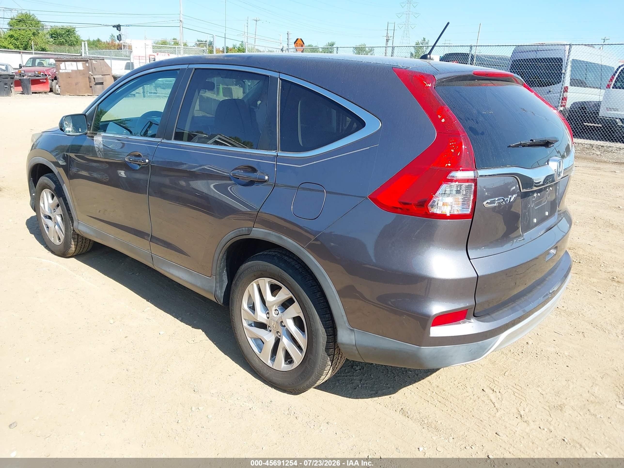 2015 Honda Cr-v Ex Серый vin: 2HKRM4H5XFH688023