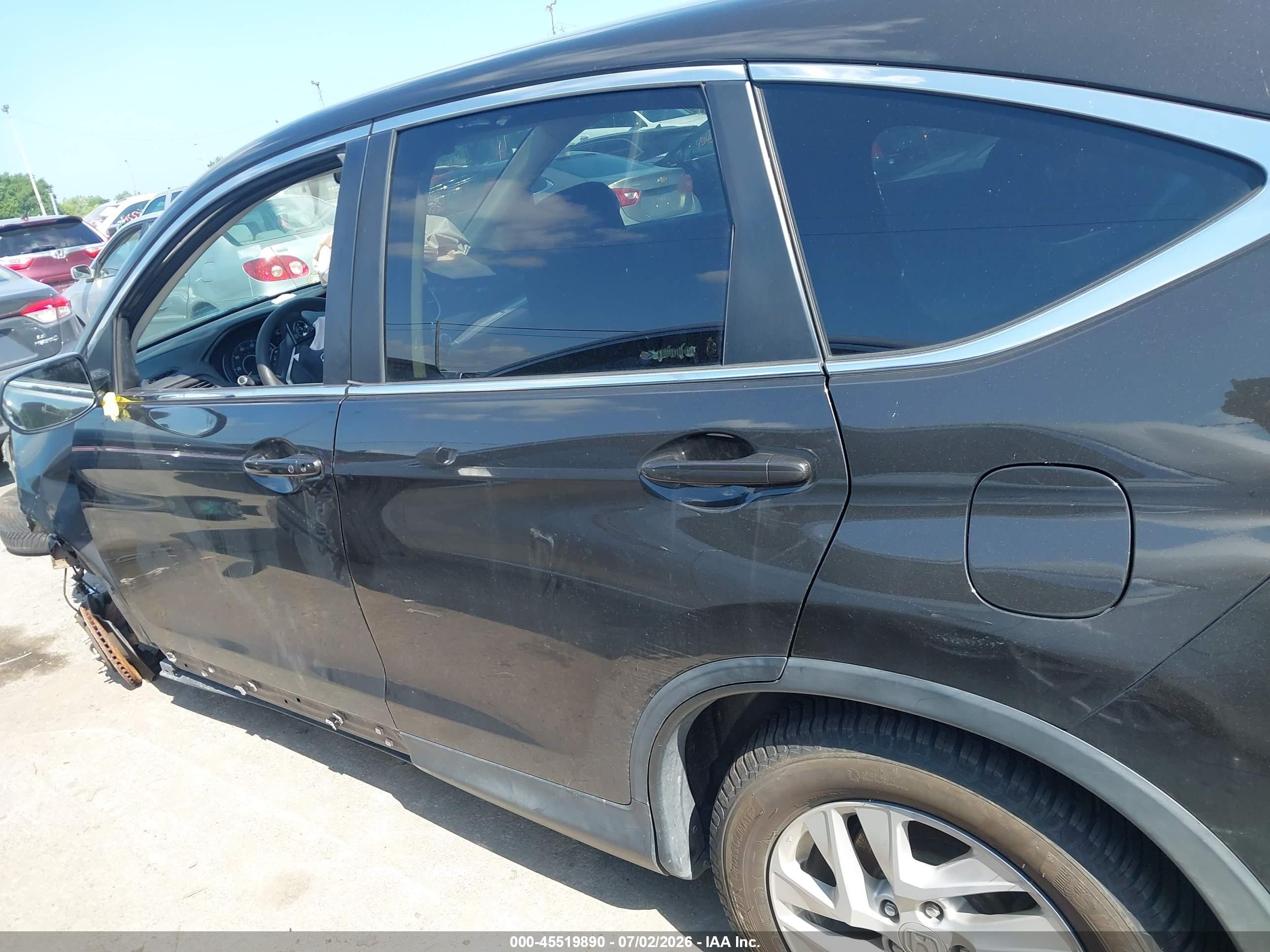 2015 Honda Cr-v Ex Gray vin: 2HKRM4H5XFH696672