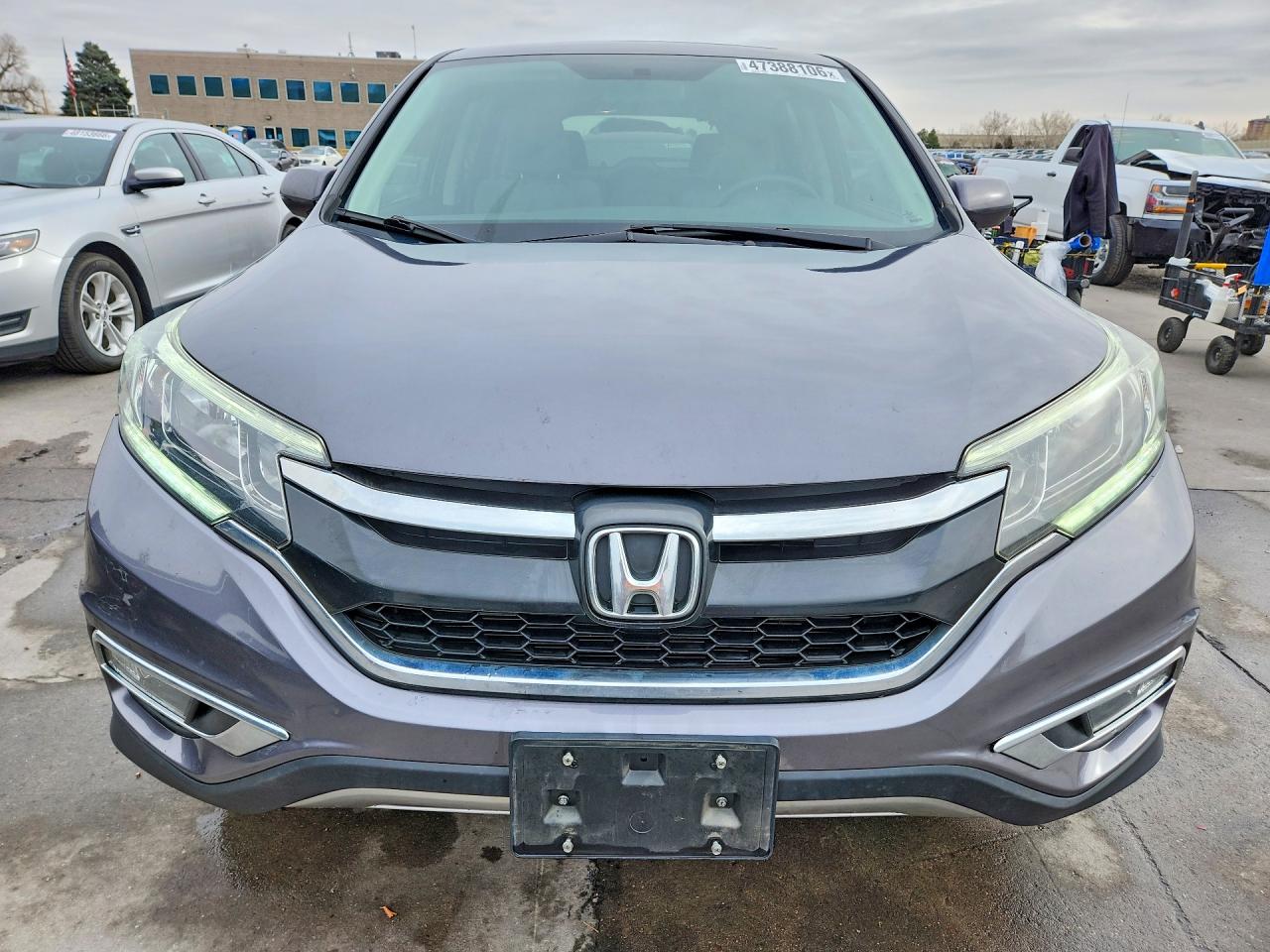 2015 Honda Cr-v Ex Charcoal vin: 2HKRM4H5XFH702292