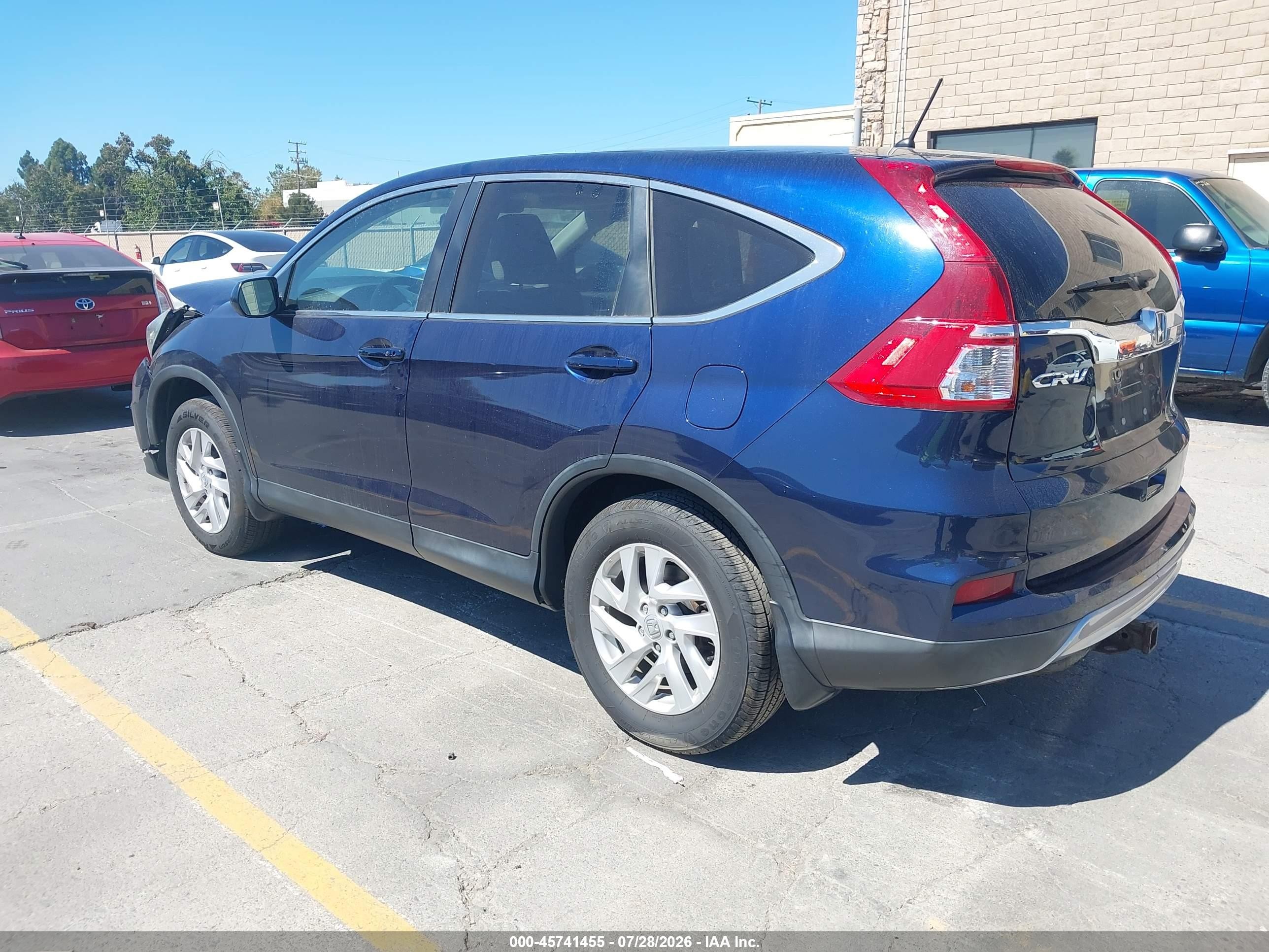 2016 Honda Cr-v Ex Blue vin: 2HKRM4H5XGH621603