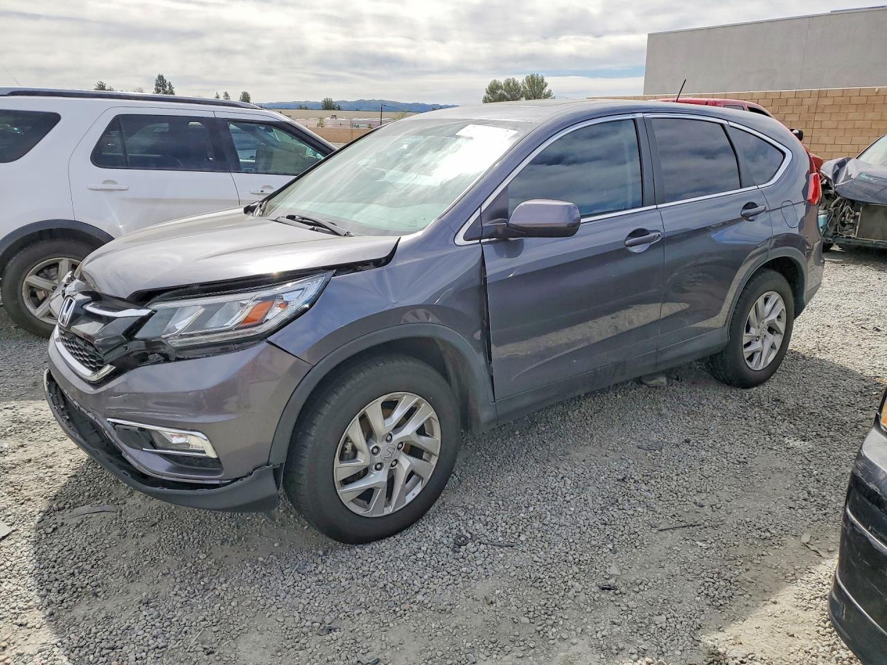 2016 Honda Crv Ex Gray vin: 2HKRM4H5XGH728005