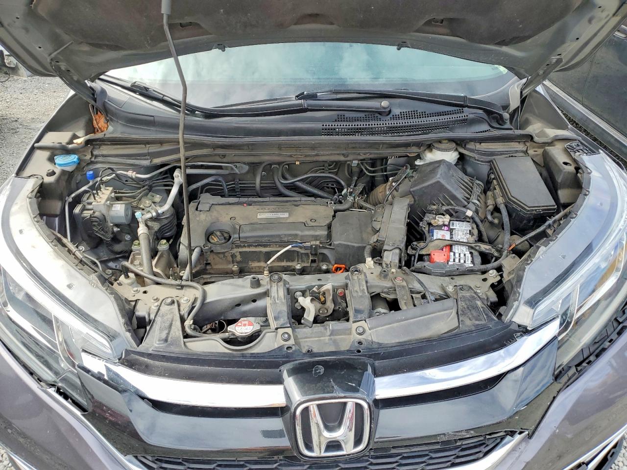 2016 Honda Crv Ex Gray vin: 2HKRM4H5XGH728005