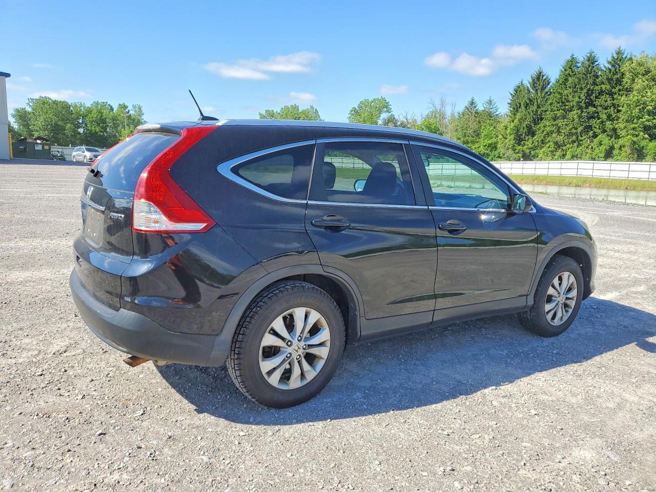2012 Honda Cr-v Exl Black vin: 2HKRM4H70CH600657