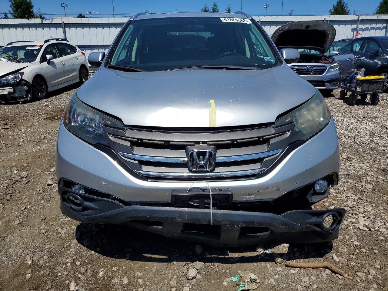 2012 Honda Cr-v Exl Silver vin: 2HKRM4H70CH601632