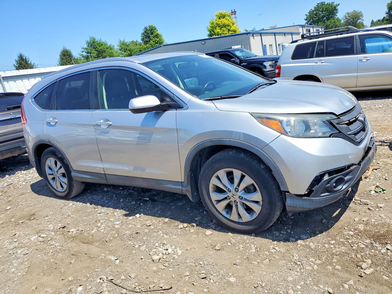2012 Honda Cr-v Exl Silver vin: 2HKRM4H70CH601632