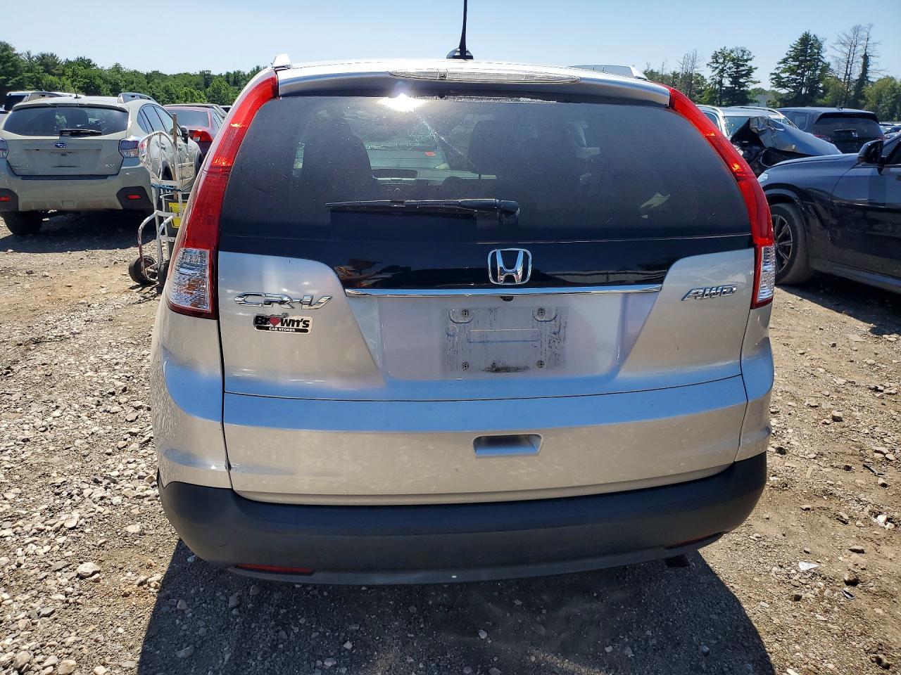 2012 Honda Cr-v Exl Silver vin: 2HKRM4H70CH601632