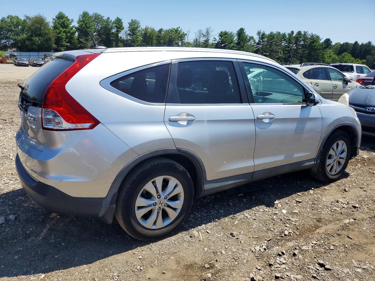 2012 Honda Cr-v Exl Silver vin: 2HKRM4H70CH601632
