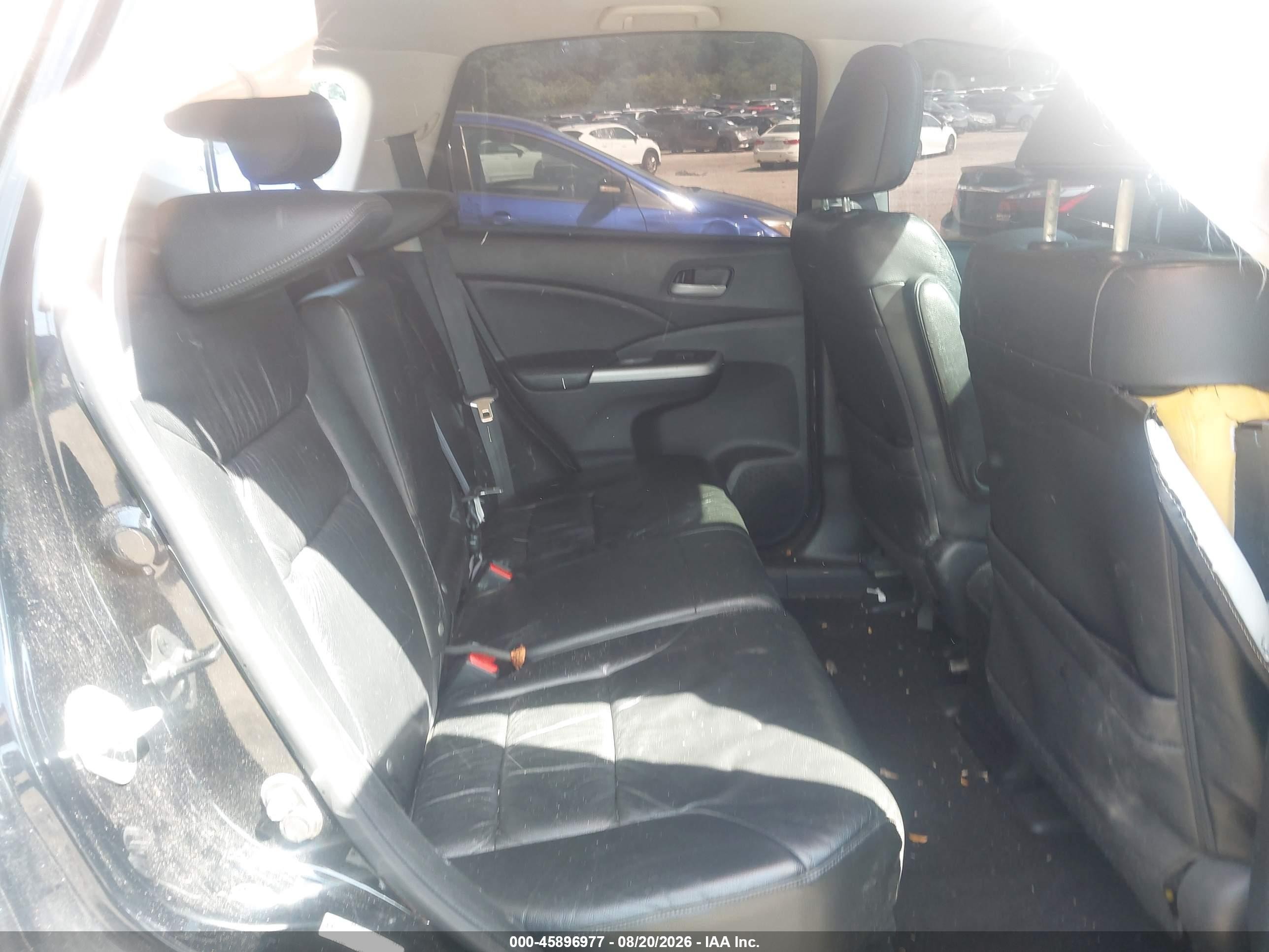 2012 Honda Cr-v Ex-l Black vin: 2HKRM4H70CH604224