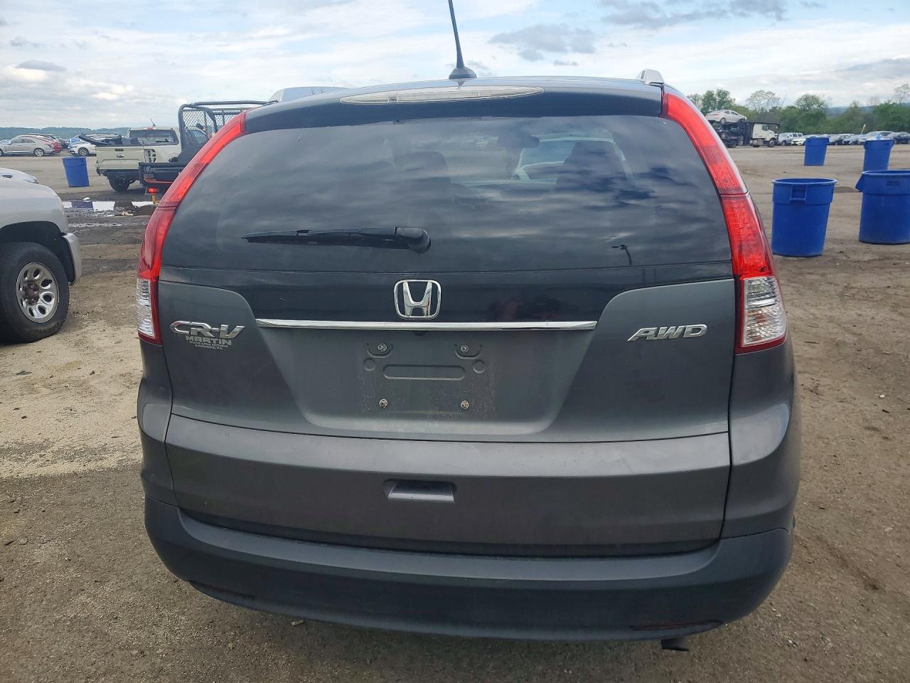 2012 Honda Cr-v Exl Gray vin: 2HKRM4H70CH610718