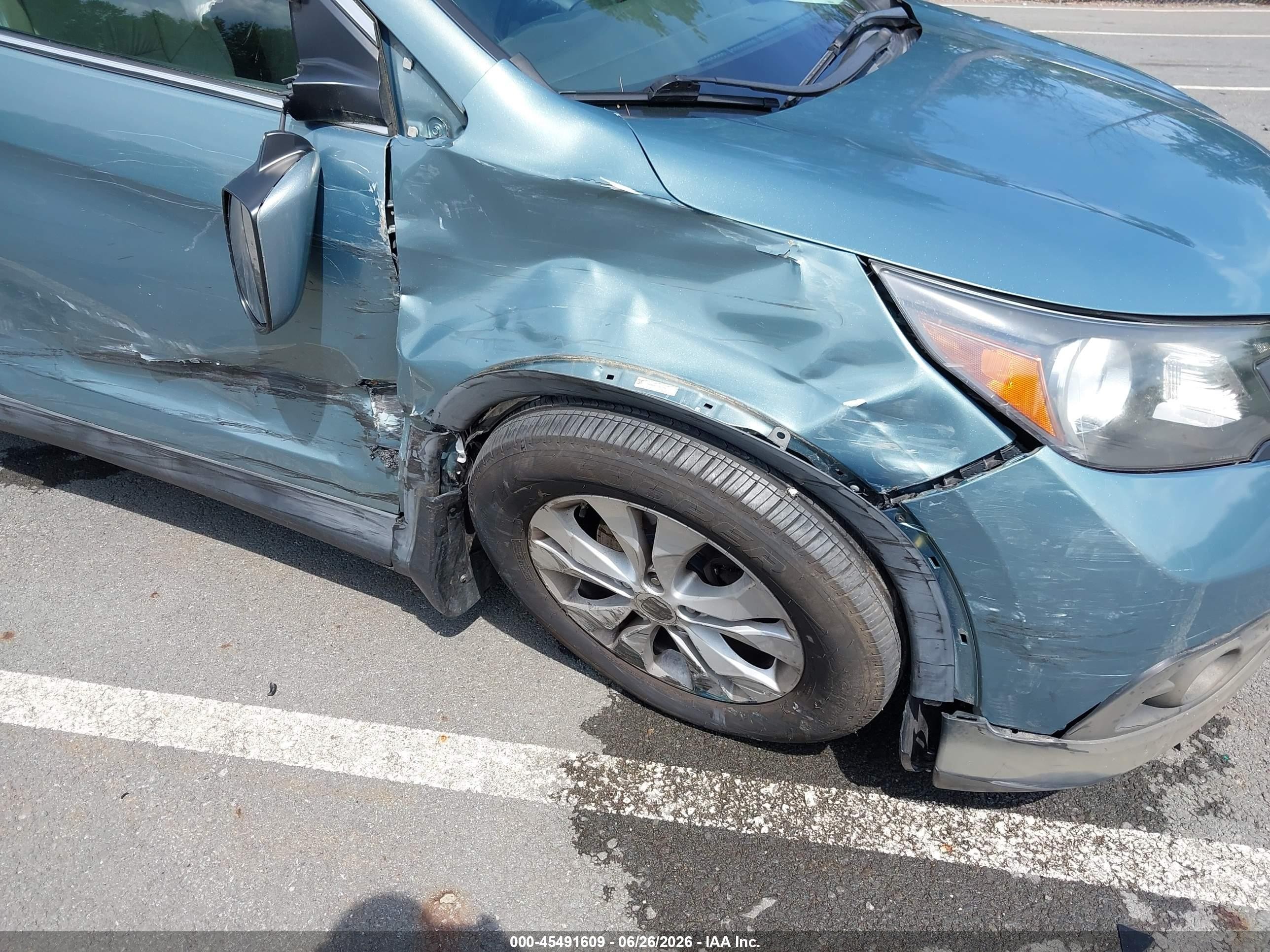 2012 Honda Cr-v Ex-l Green vin: 2HKRM4H70CH612338