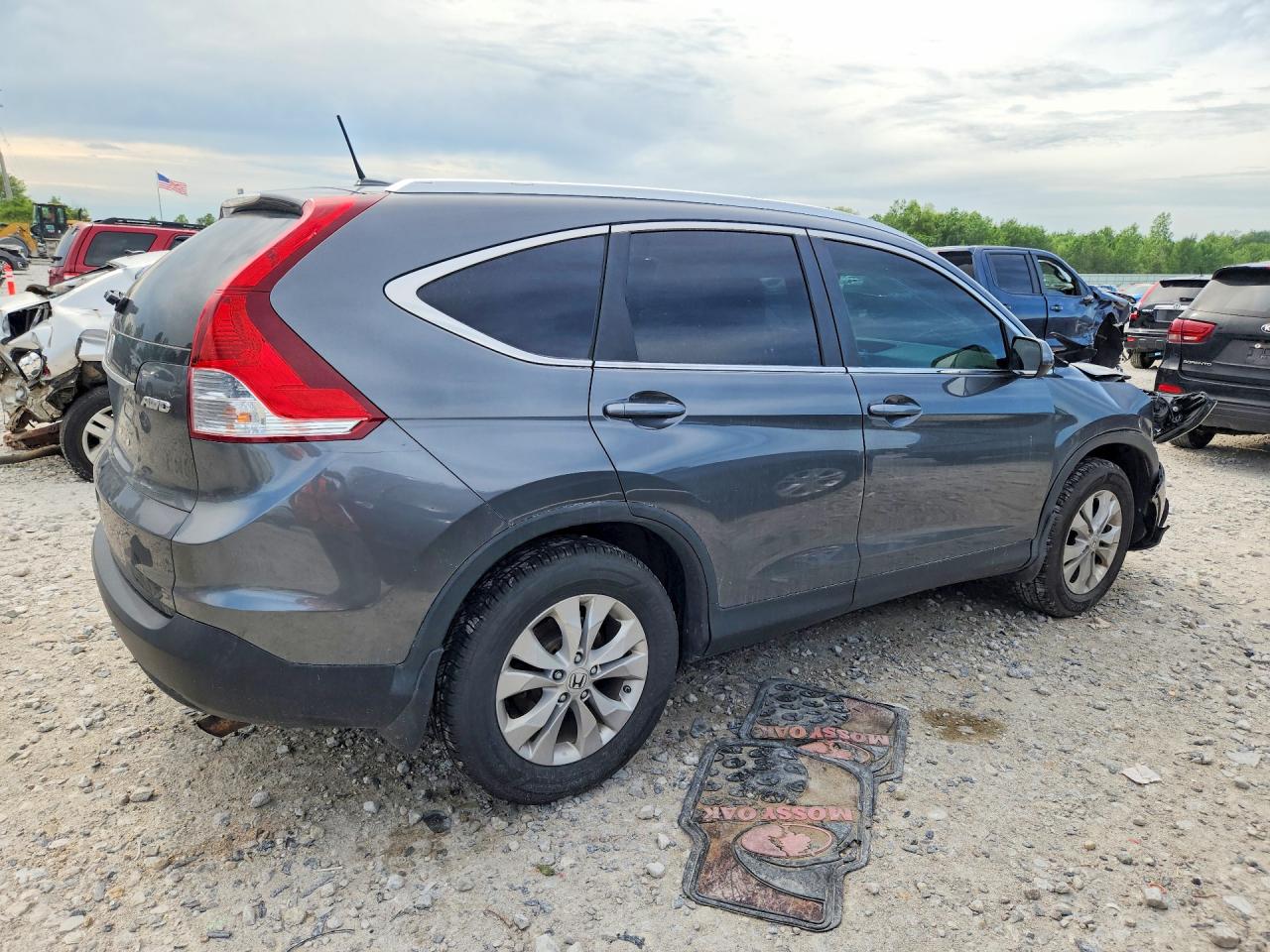 2012 Honda Cr-v Exl Gray vin: 2HKRM4H70CH626692