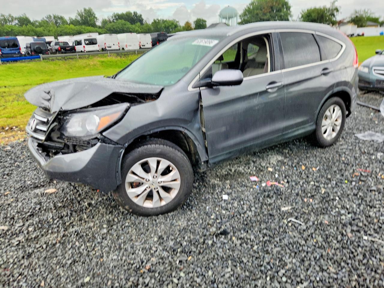 2013 Honda Cr-v Exl Gray vin: 2HKRM4H70DH605374