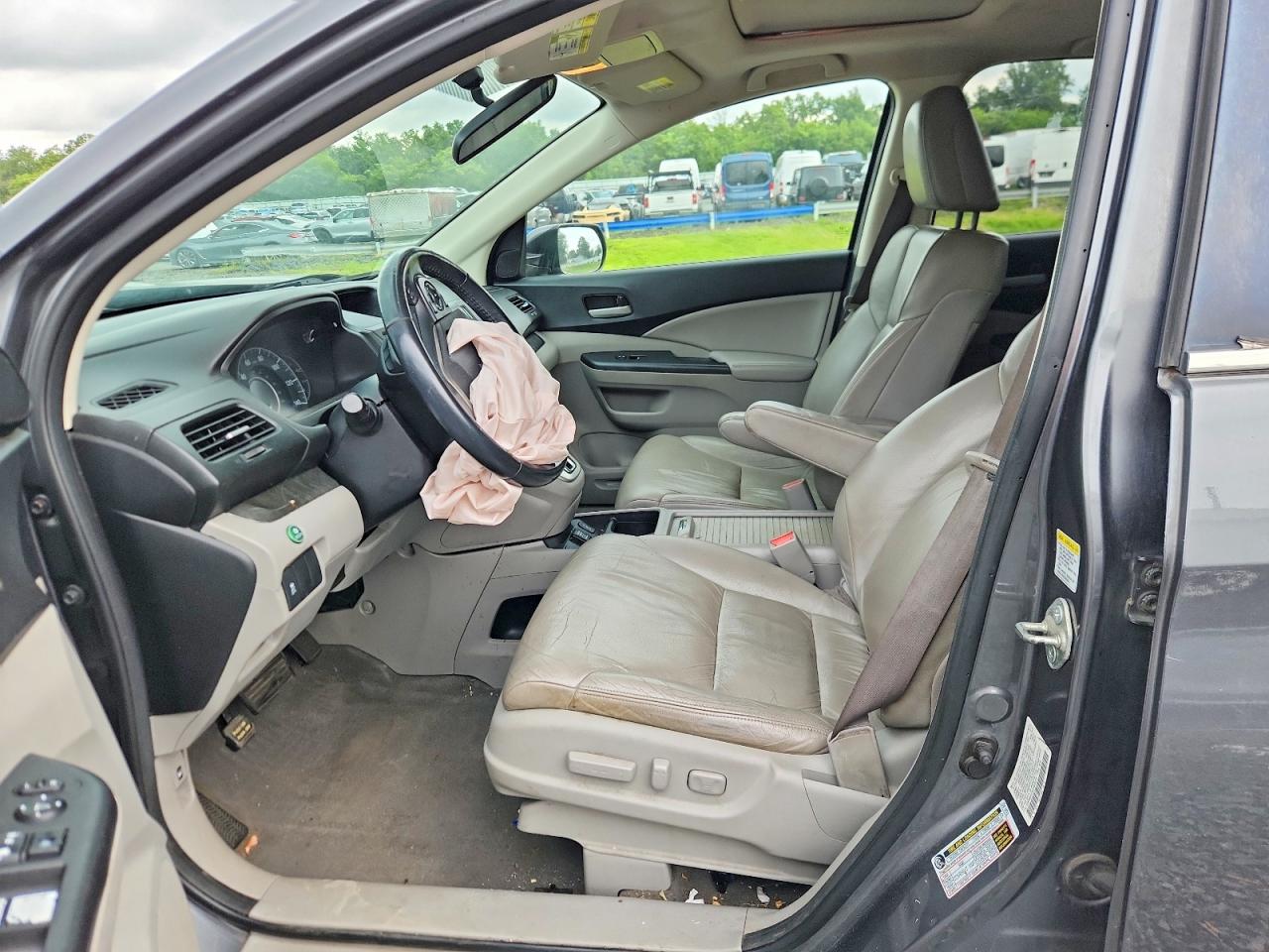 2013 Honda Cr-v Exl Gray vin: 2HKRM4H70DH605374