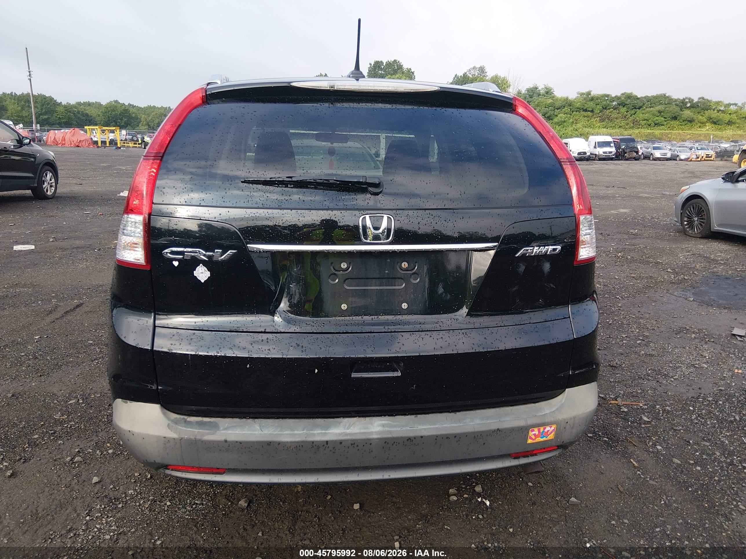 2013 Honda Cr-v Ex-l Black vin: 2HKRM4H70DH608968