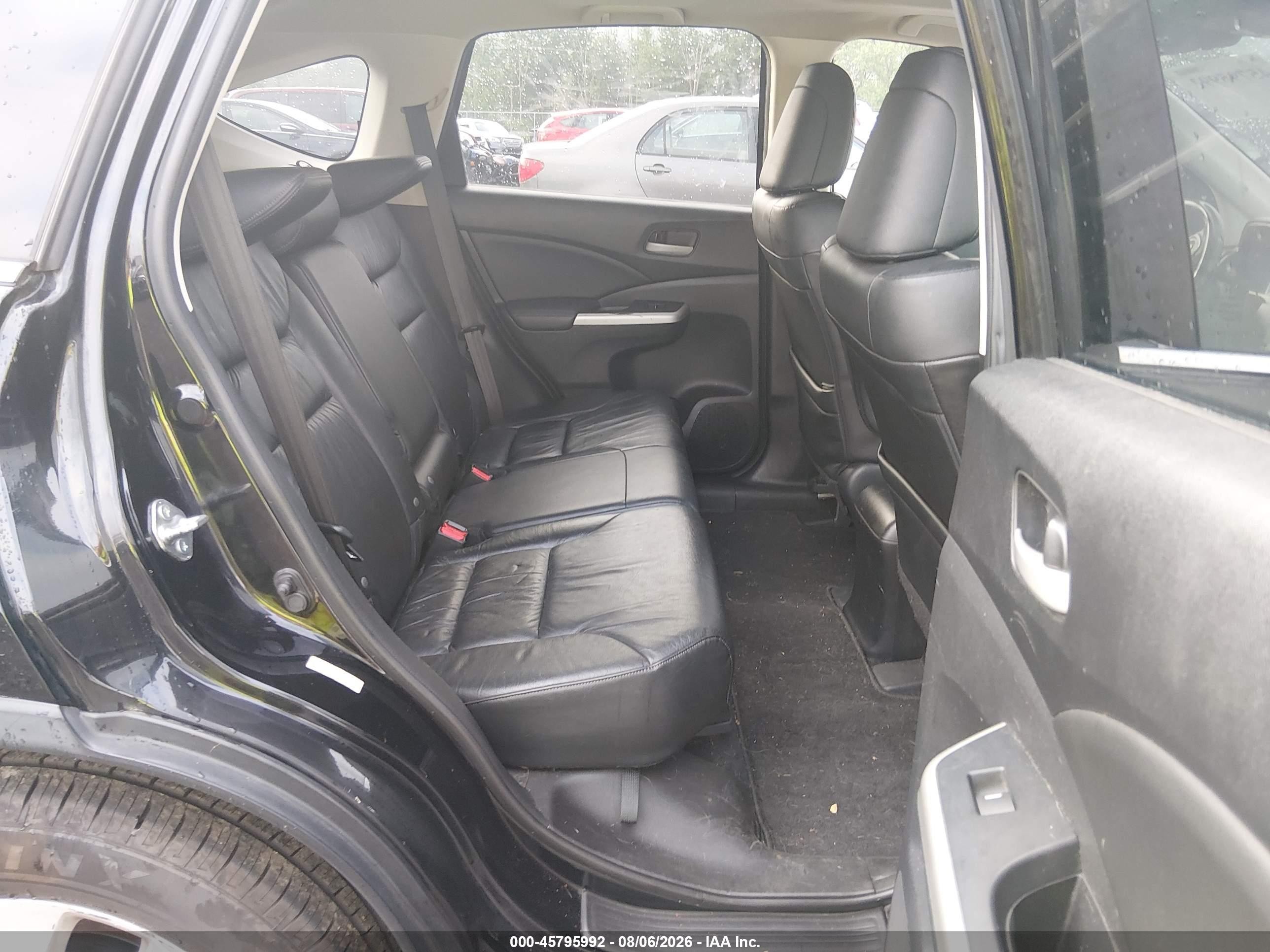 2013 Honda Cr-v Ex-l Black vin: 2HKRM4H70DH608968