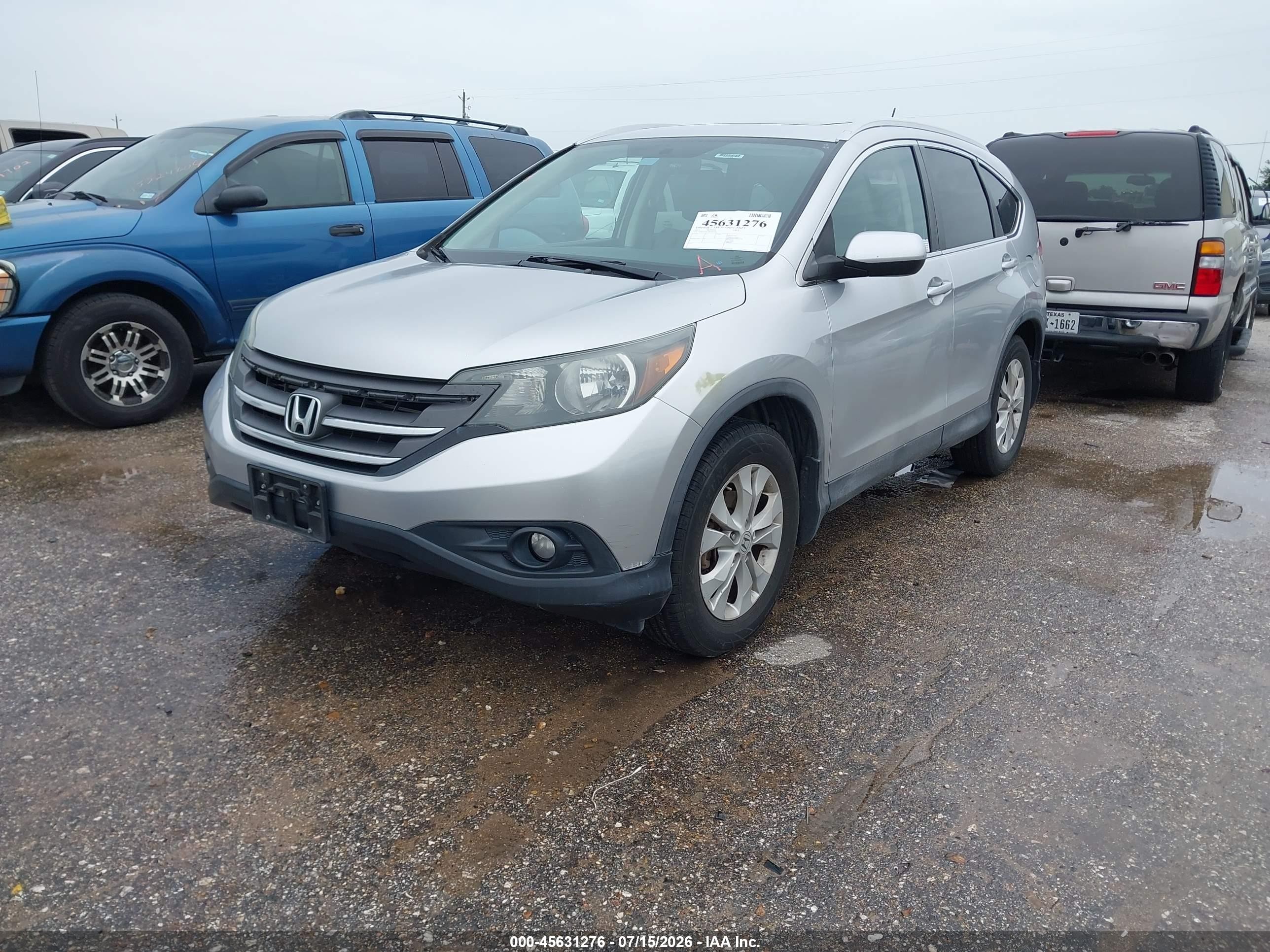 2013 Honda Cr-v Ex-l Silver vin: 2HKRM4H70DH609585
