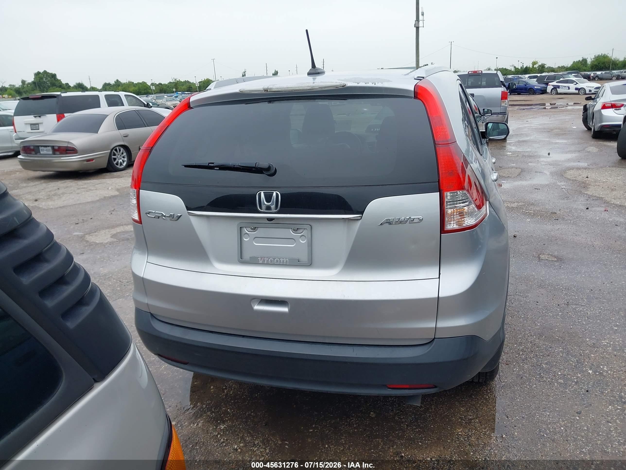 2013 Honda Cr-v Ex-l Silver vin: 2HKRM4H70DH609585