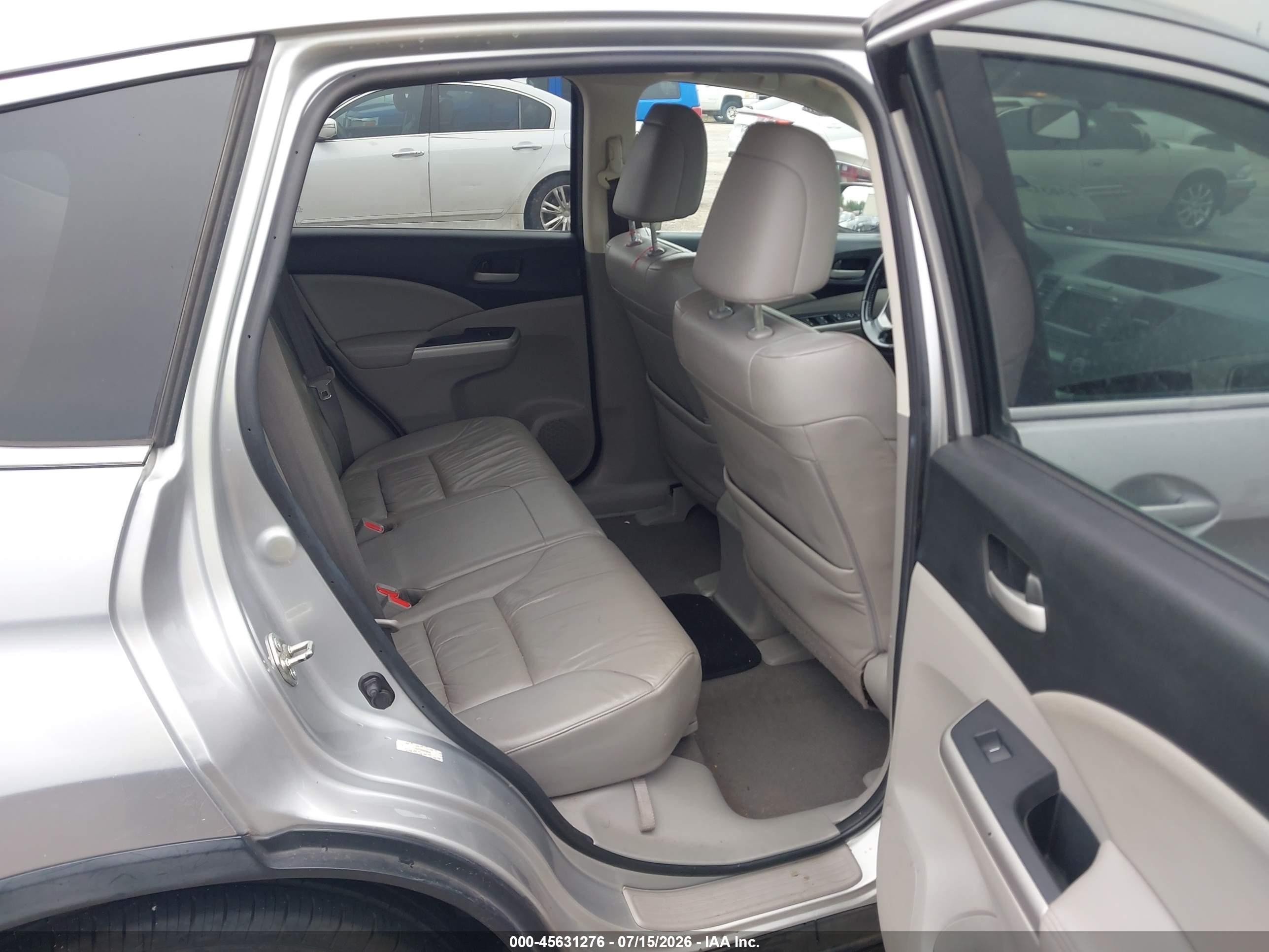 2013 Honda Cr-v Ex-l Silver vin: 2HKRM4H70DH609585