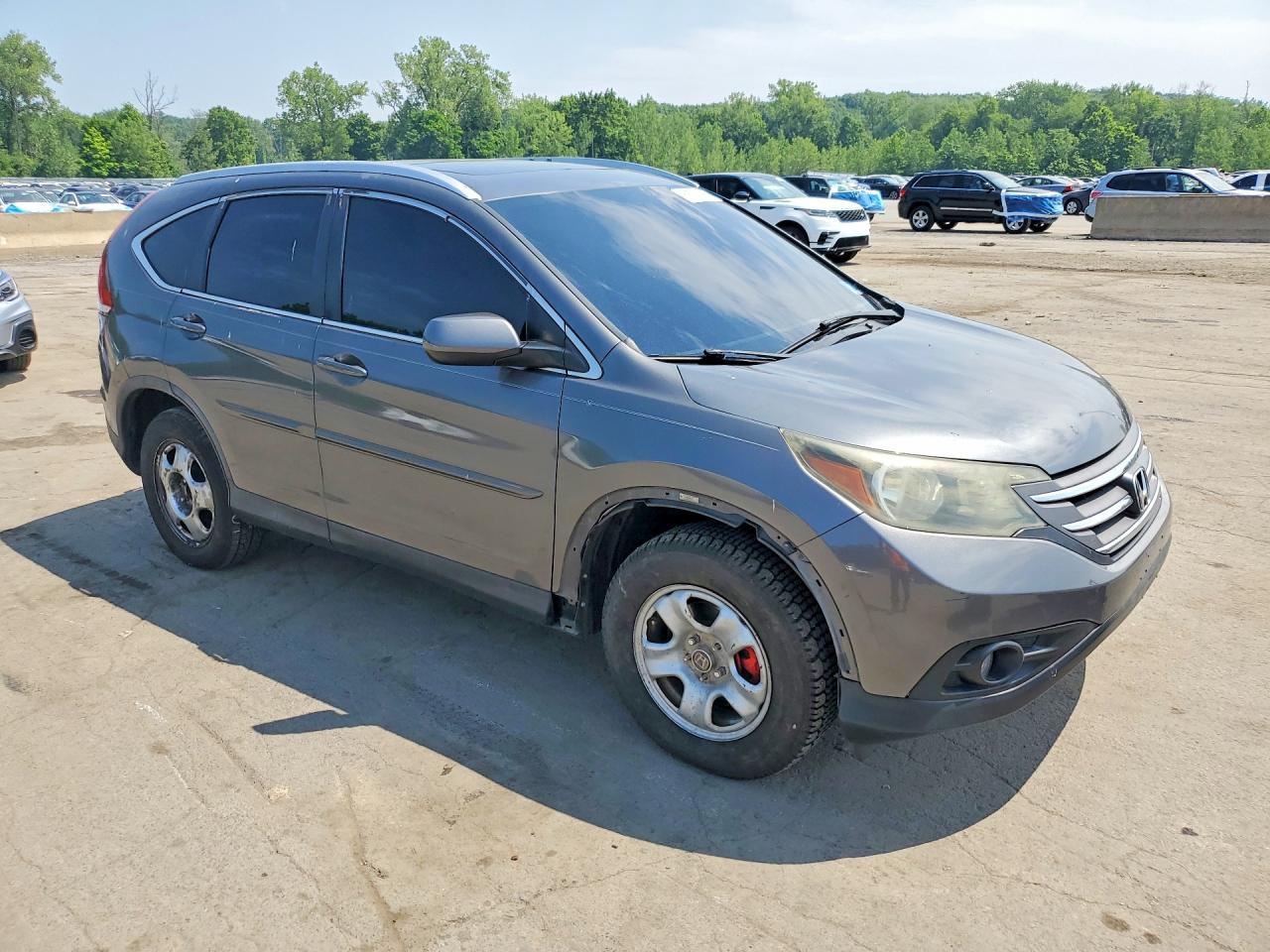 2013 Honda Cr-v Exl Серый vin: 2HKRM4H70DH619310